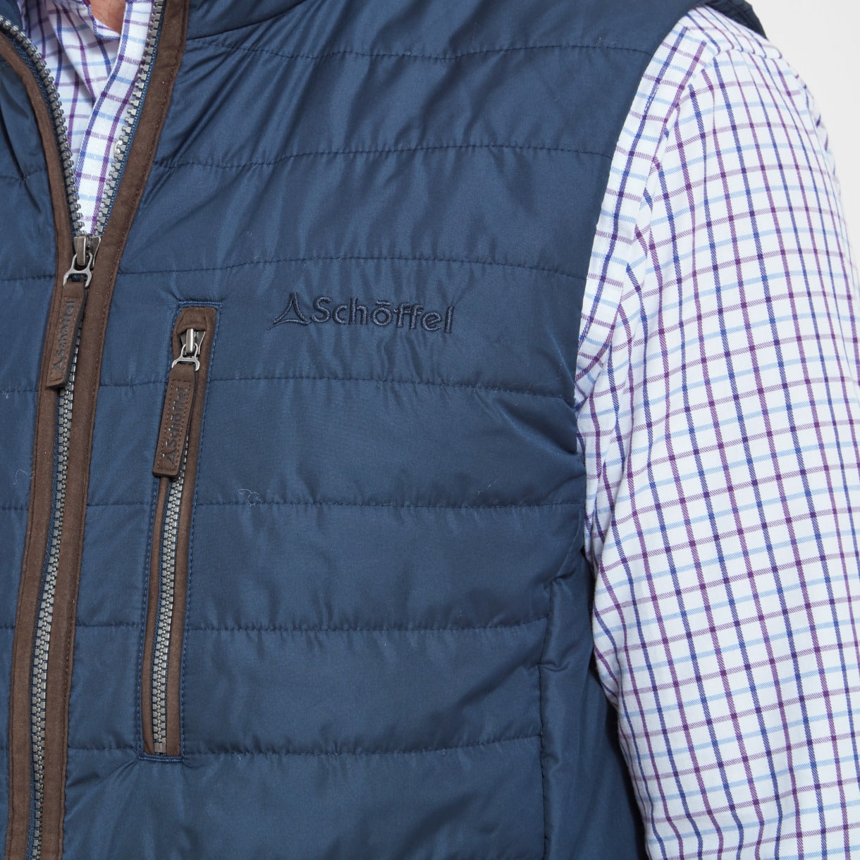 BRORA GILET,NAVY