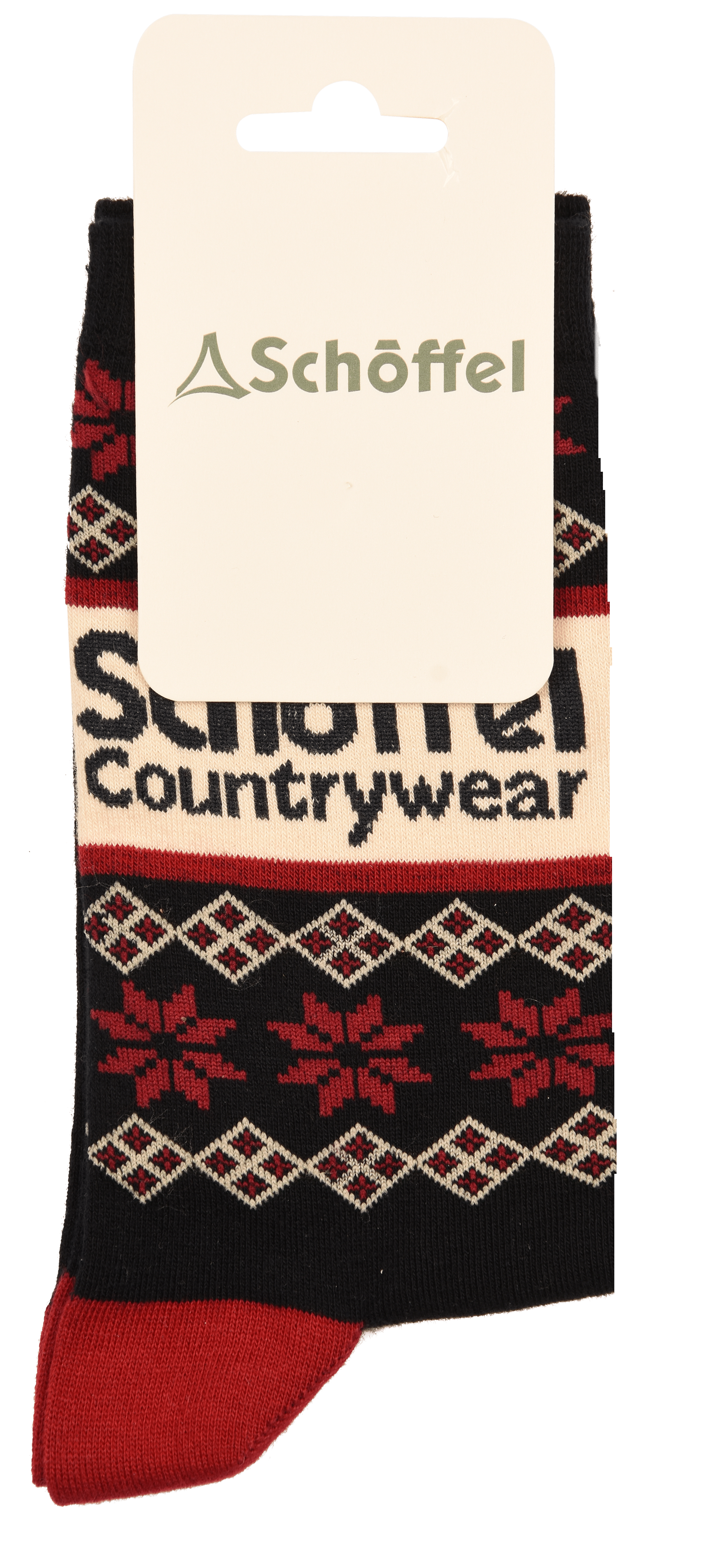 Socks – Navy Fairisle