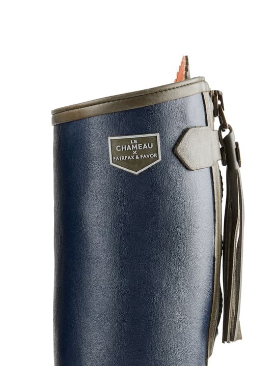L’Alliance Wellington Welly Boot – Navy Rubber,