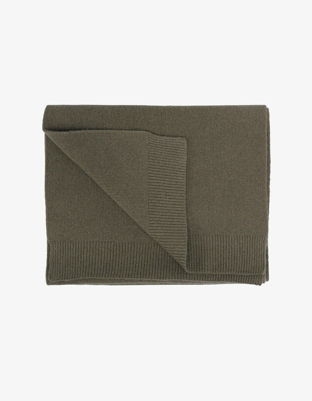 MERINO WOOL SCARF – DUSTY OLIVE