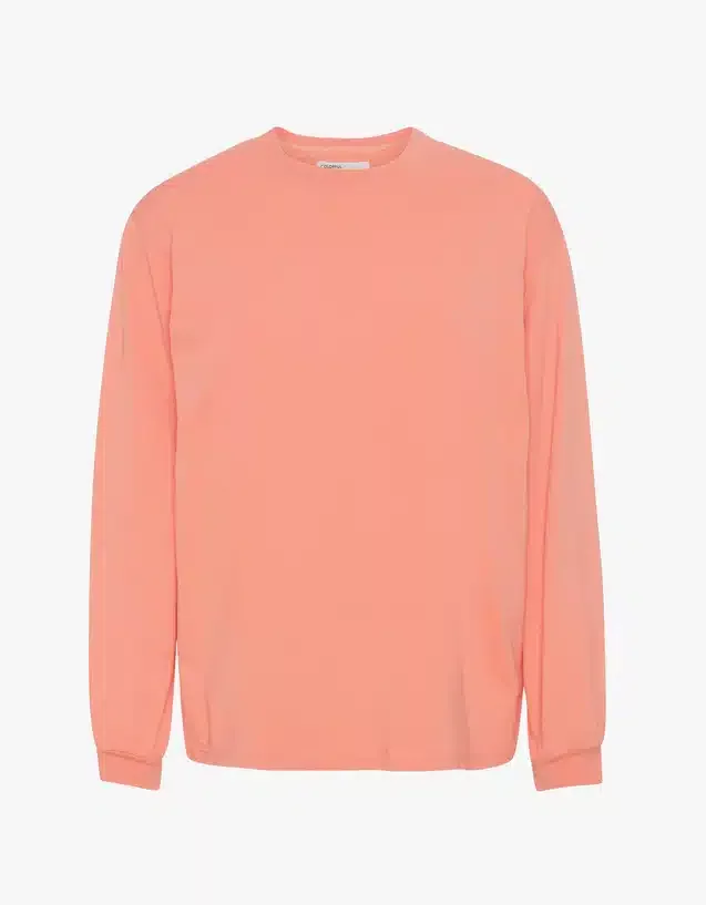 Oversized Organic L/S T-Shirt -Bridget Coral