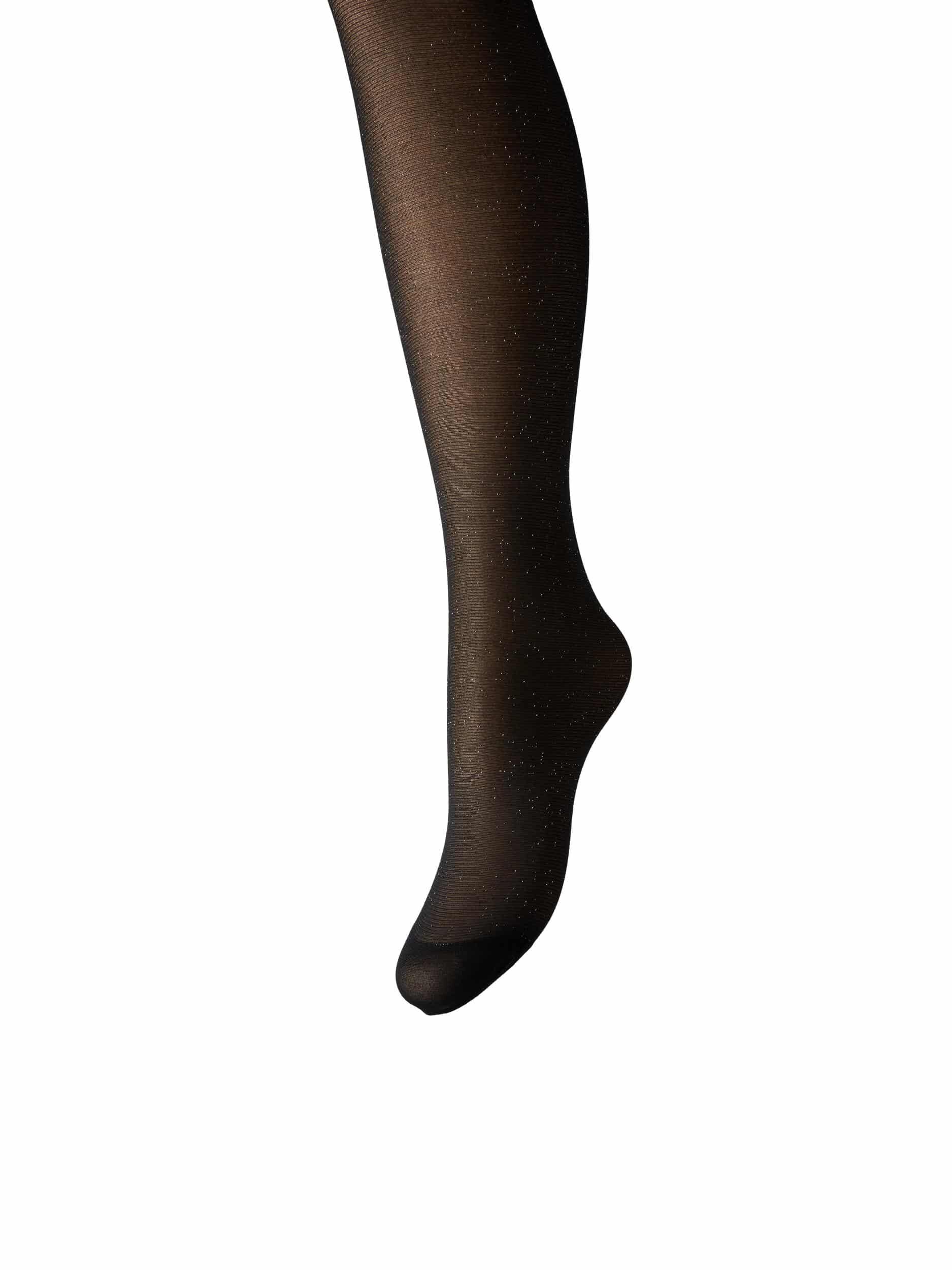 Jino – Black Glitter Tights