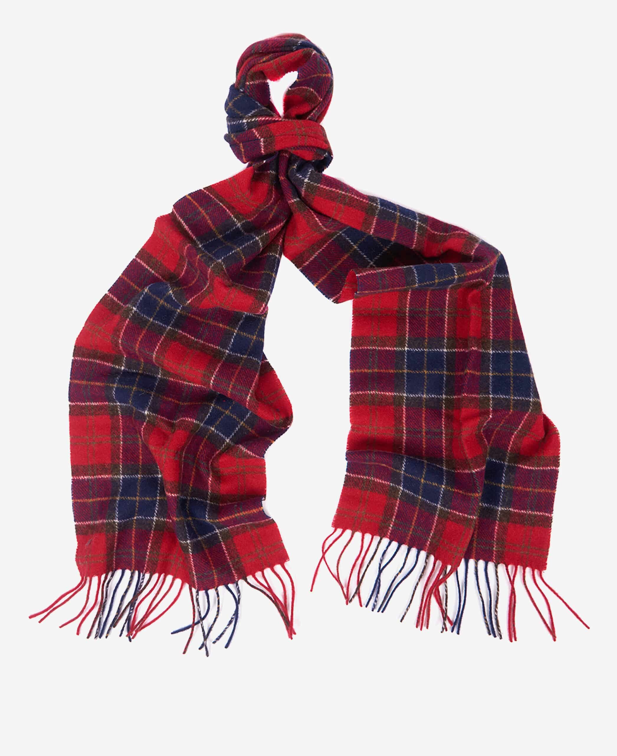 Lambswool Scarf – Red Tartan