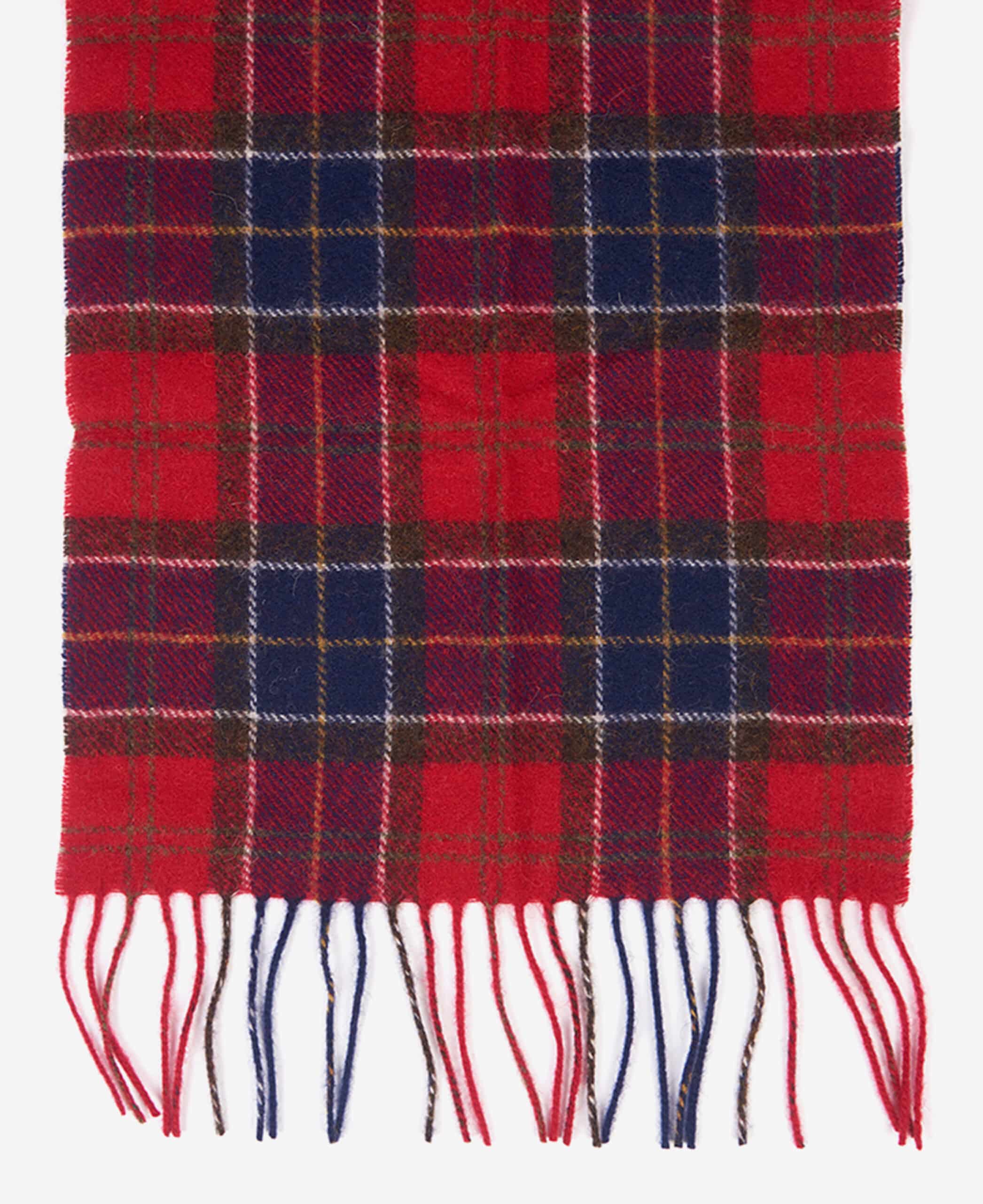 Lambswool Scarf – Red Tartan