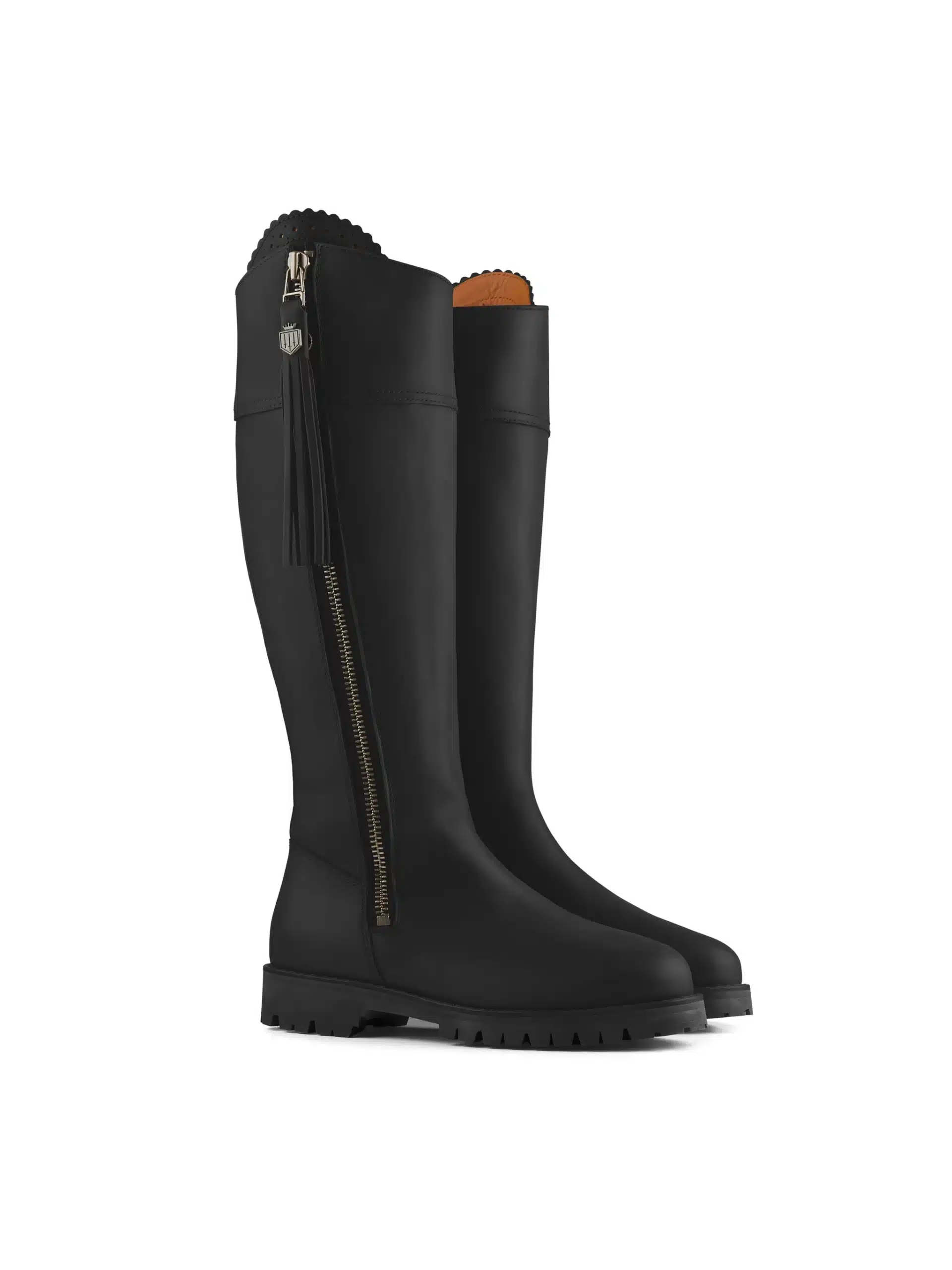 The Explorer Women’s Waterproof Boot – Black Leather, Regular Calf