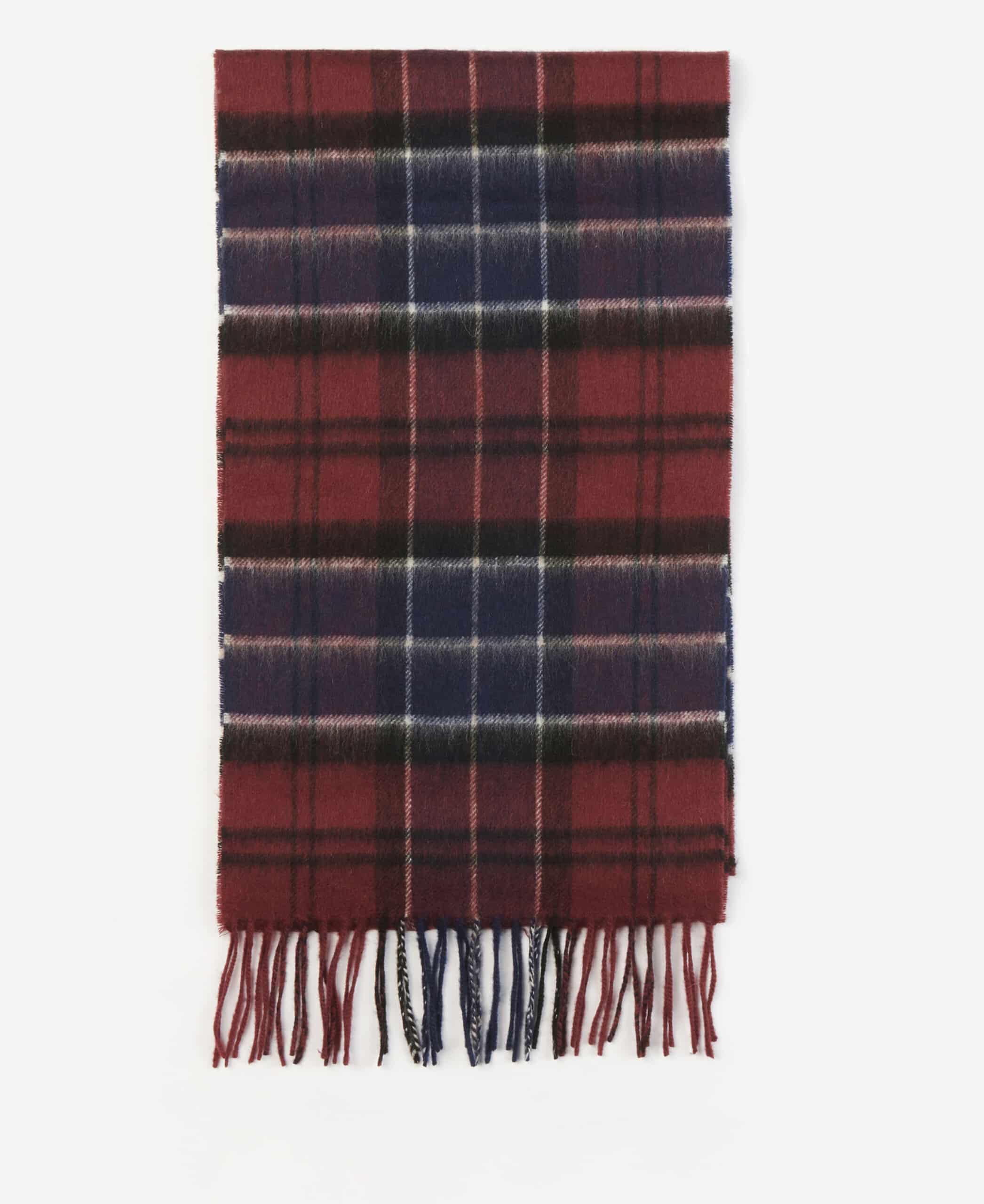 Lambswool and Cashmere Scarf – Cordovan Tartan