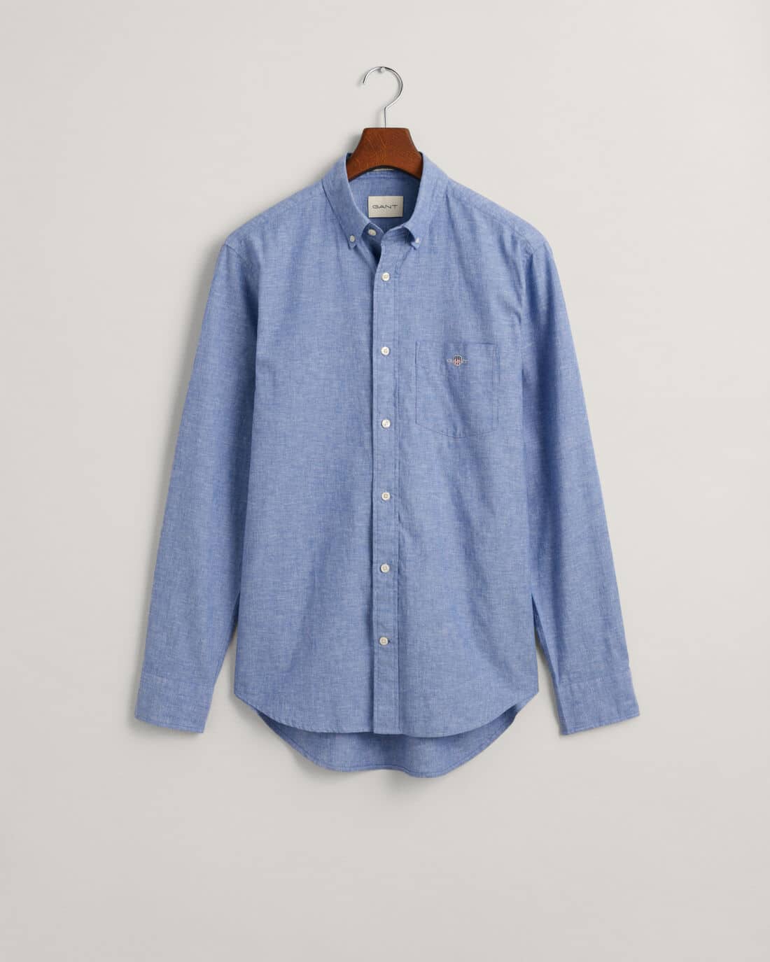 Linen Cotton Shirt – Rich Blue