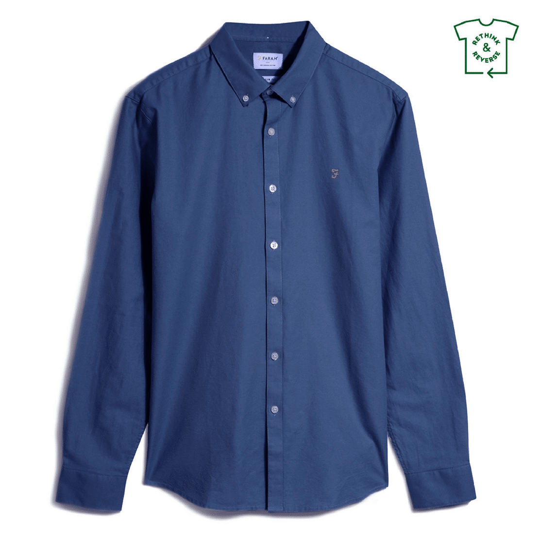 Brewer Organic Cotton Shirt – Blue
