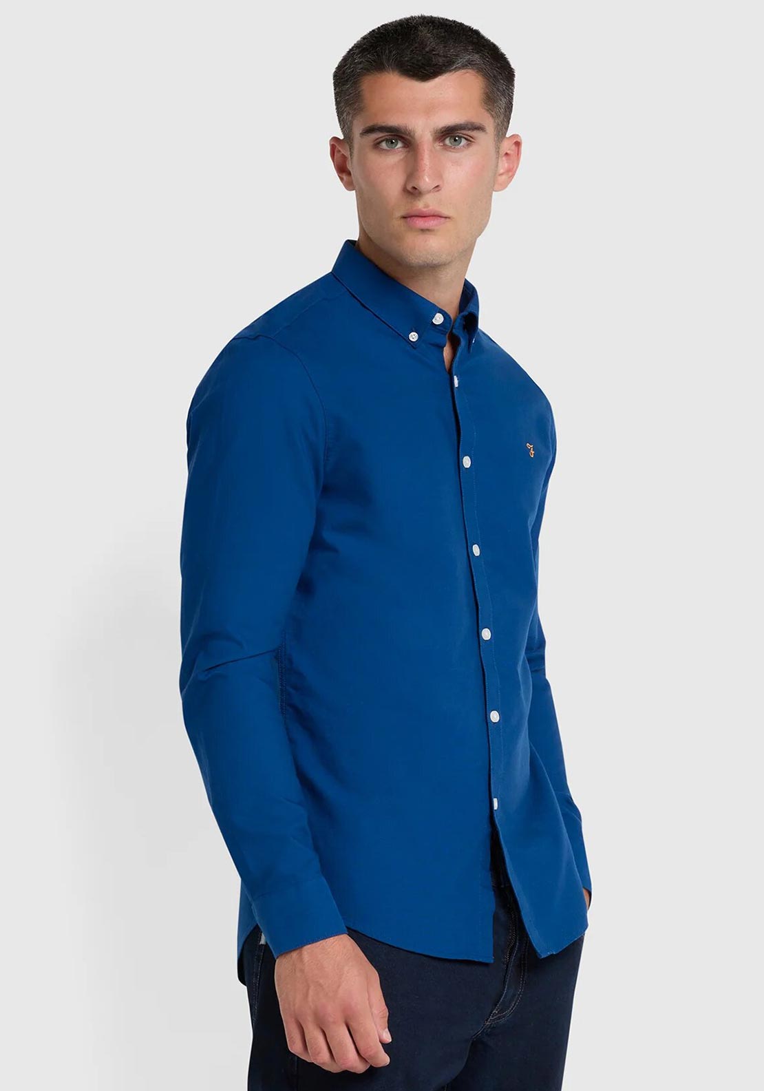 Brewer Oxford Shirt – Peony Blue