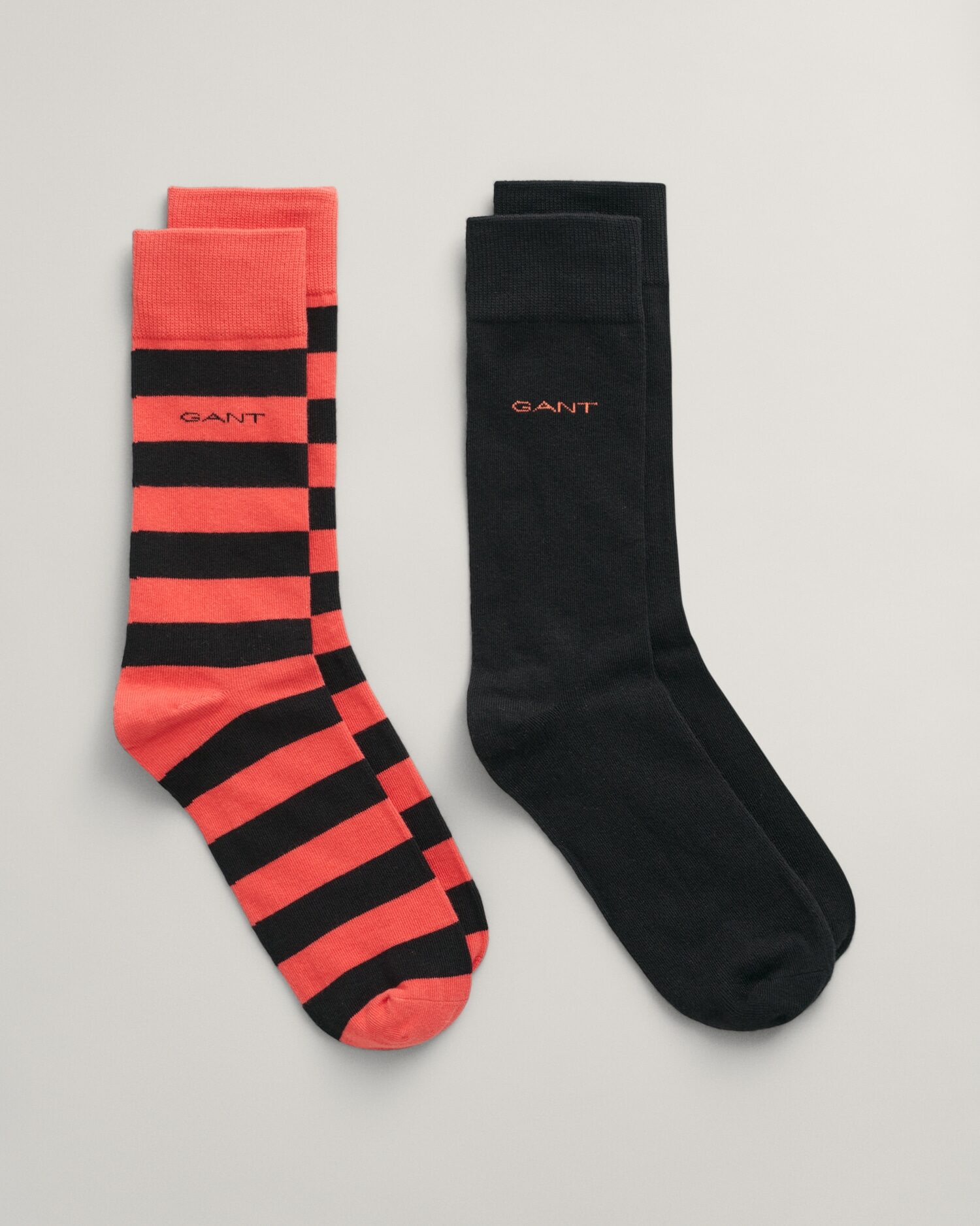 2 pack socks – Sunset Pink Stripe