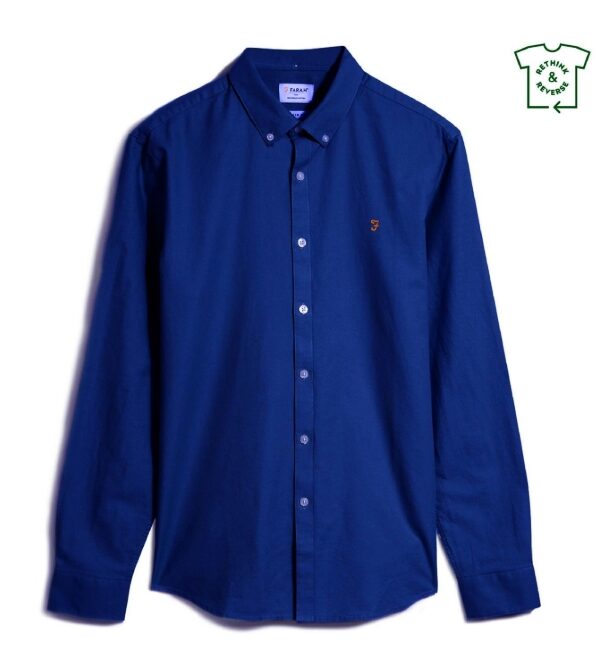 Brewer Oxford Shirt – Peony Blue