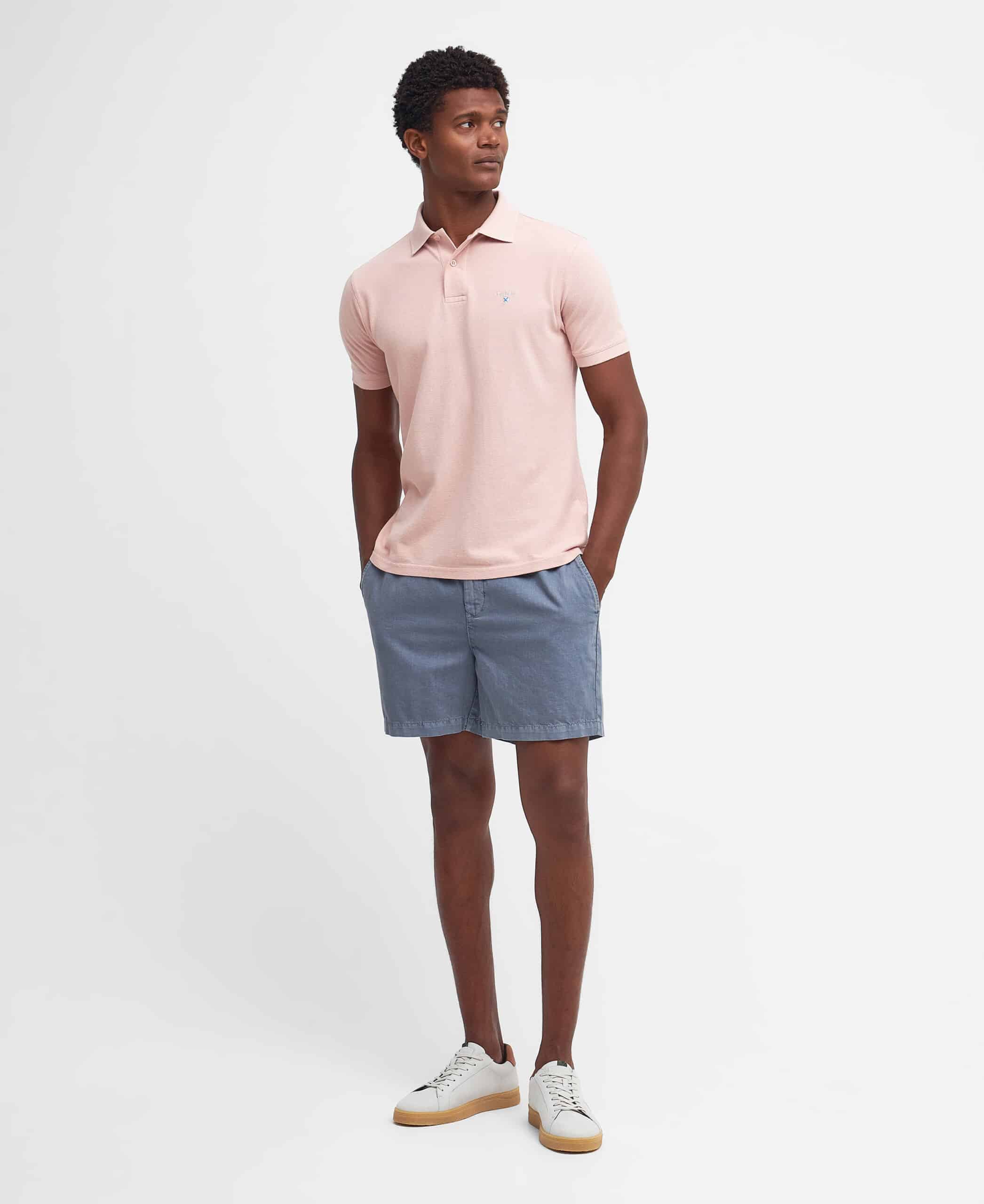 Sports Polo- Pink Mist