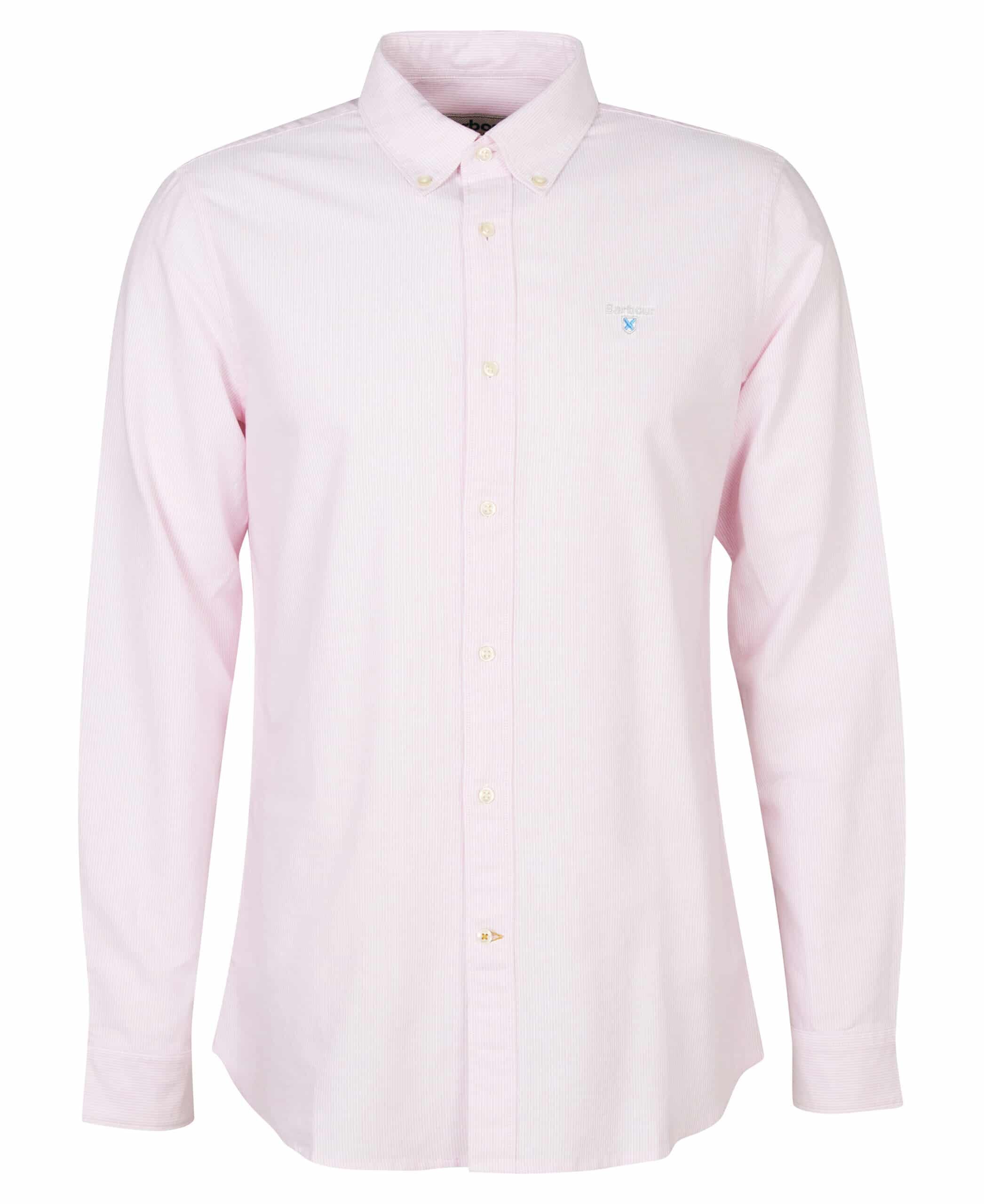 Striped Oxford Tailored Shirt – Pink