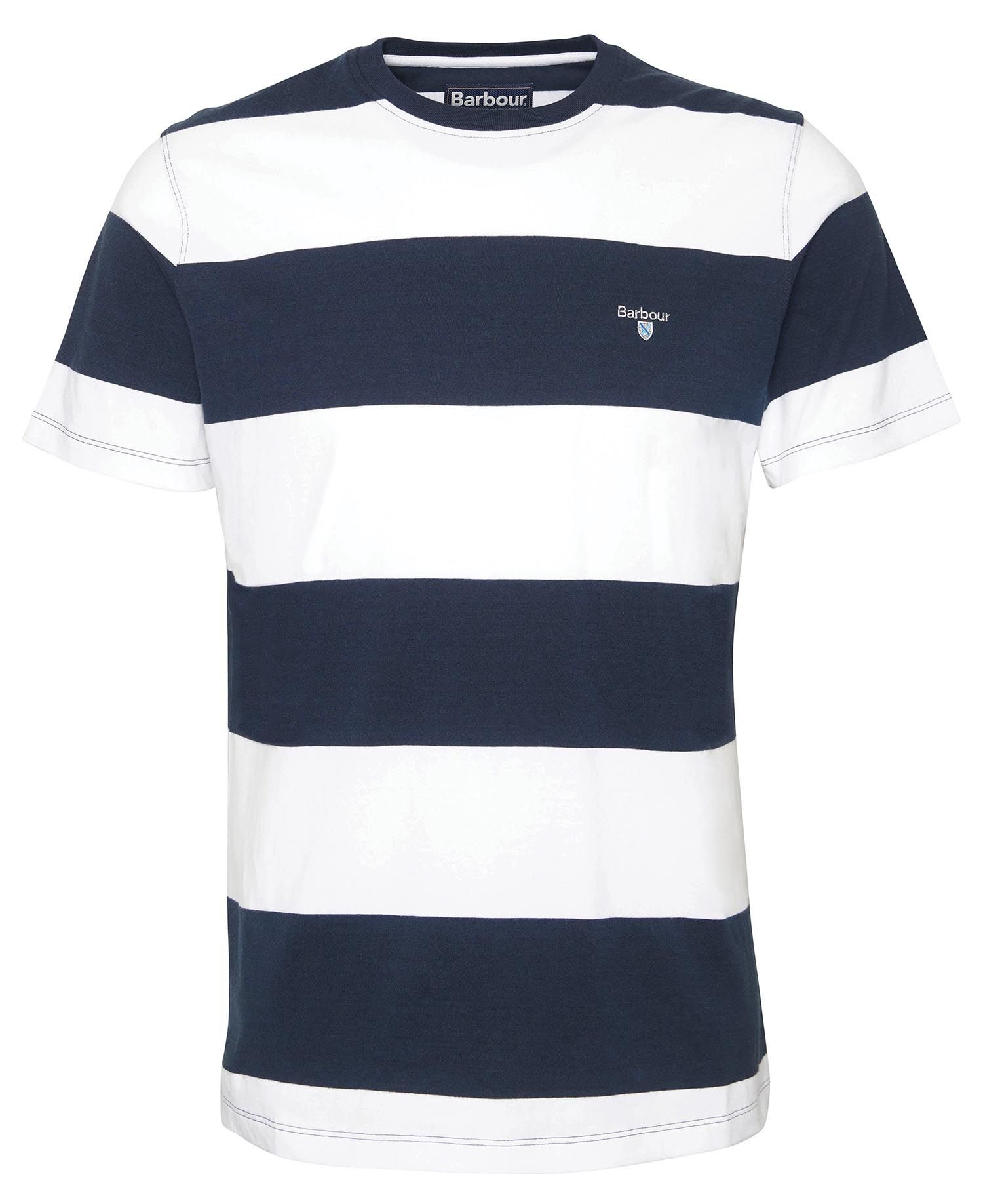 Whalton Striped T-Shirt – Navy