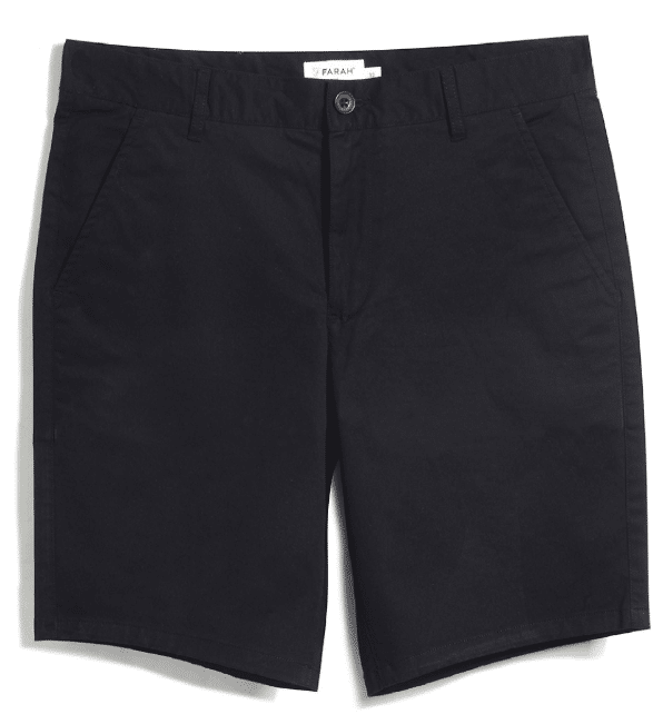 Hawk Organic Cotton Chino Shorts – Black