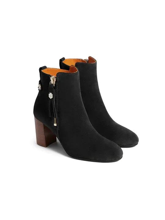 Oakham – Ankle Boot – Black Suede