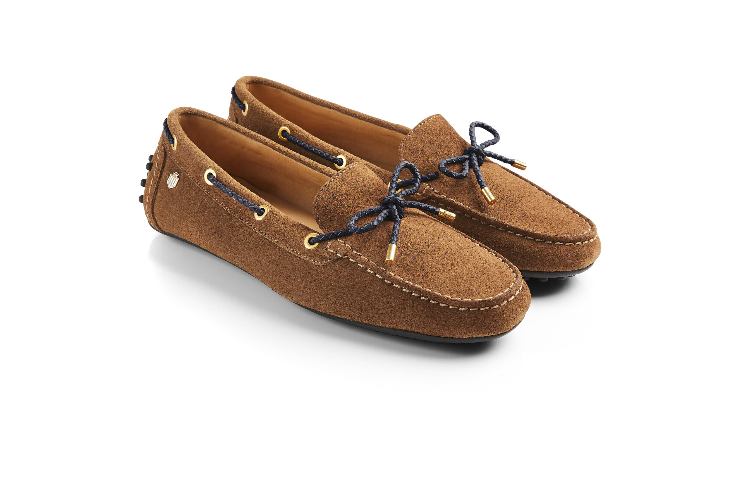 Henley Driver Shoes – Tan/Navy