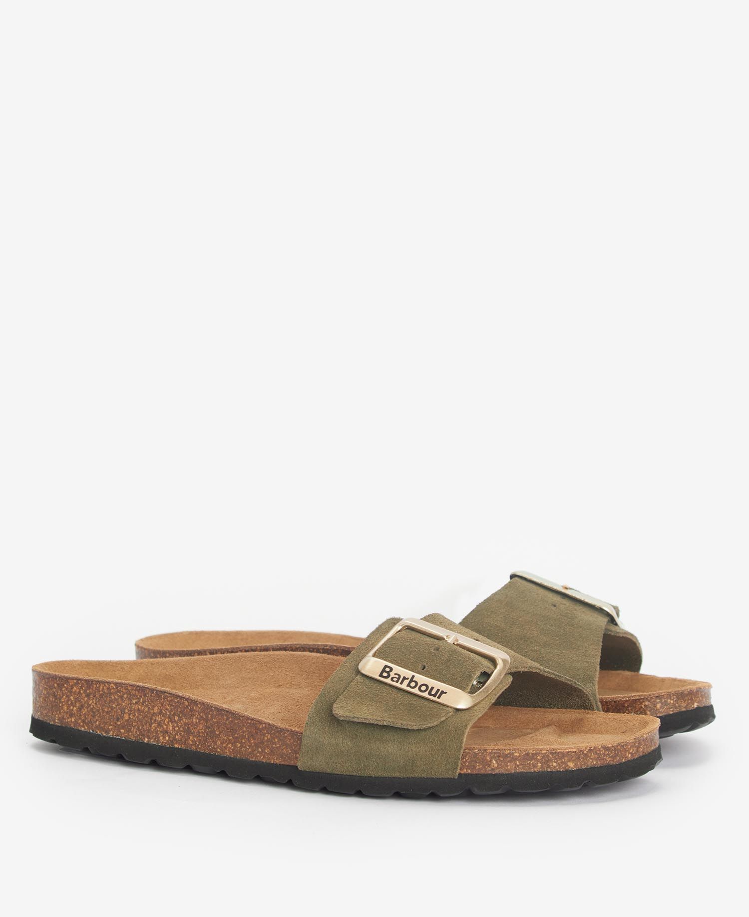 Benton Sandals – Olive Suede