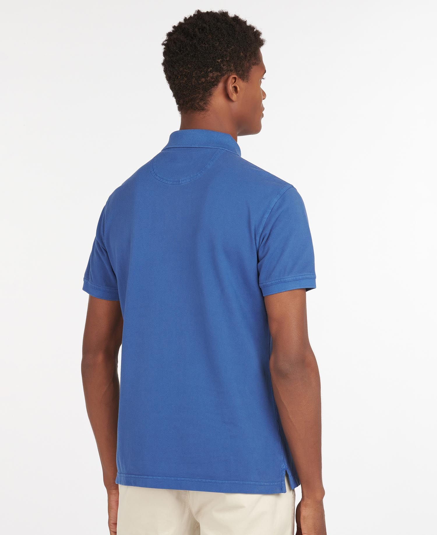Washed Out Sports Polo Shirt – Marine Blue