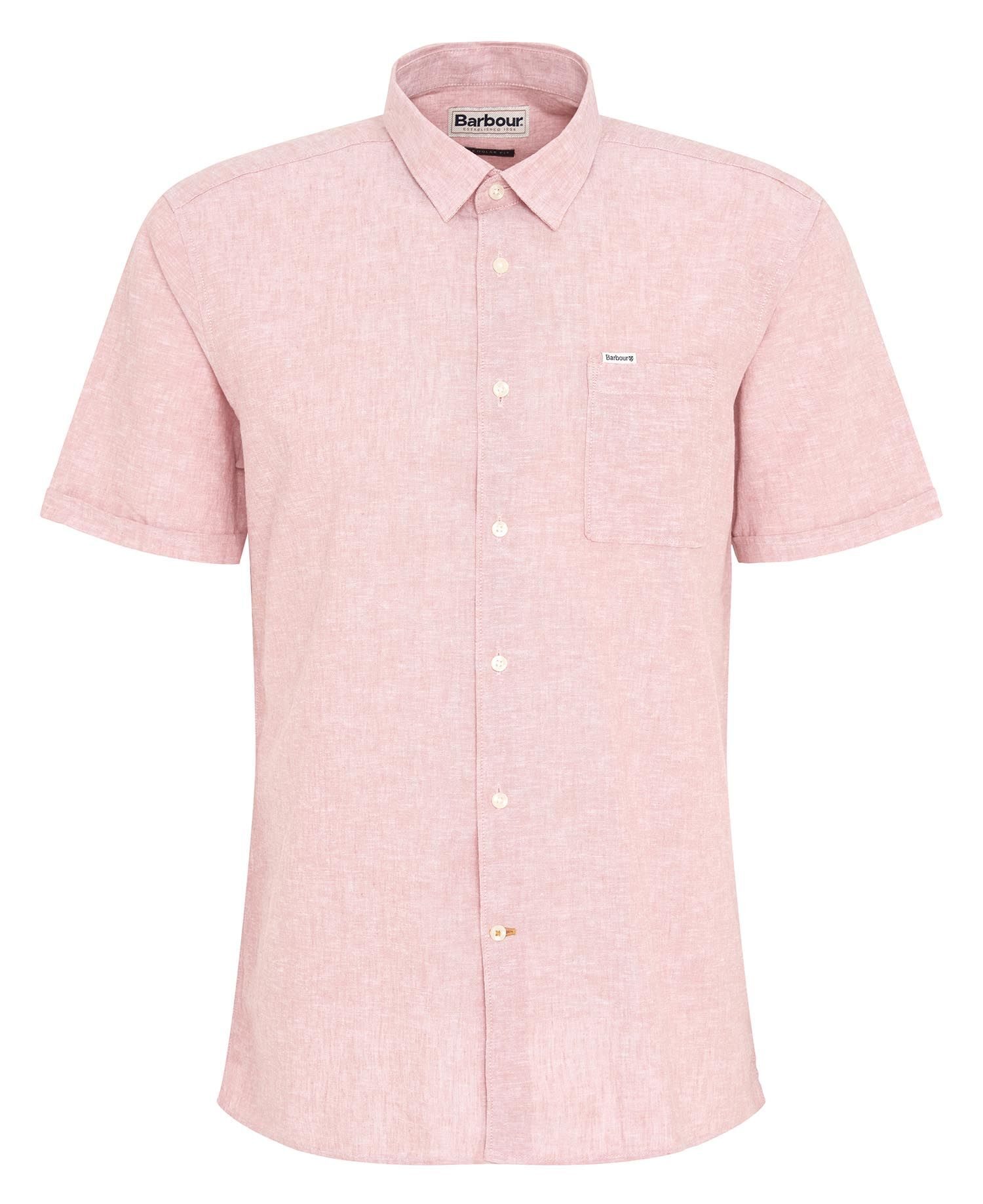 Nelson Short Sleeve Summer Shirt – Pink Clay