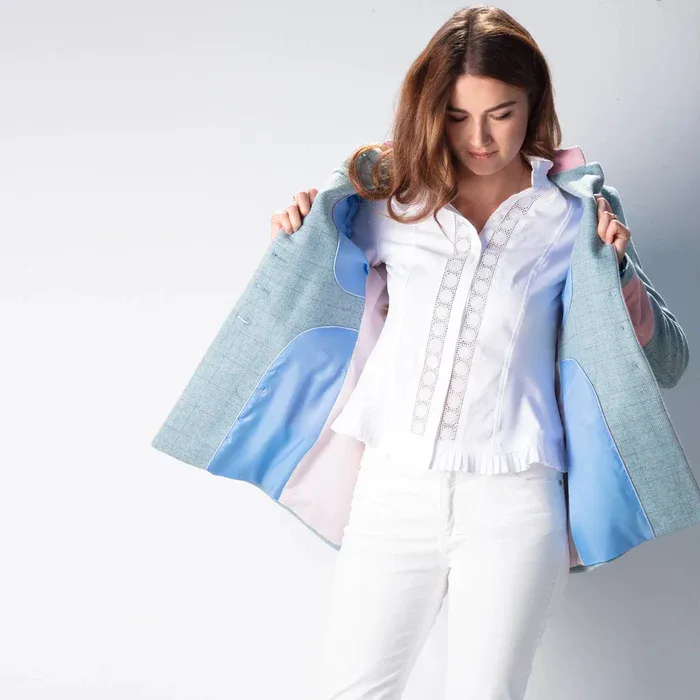 Phoebe Frill Shirt – White