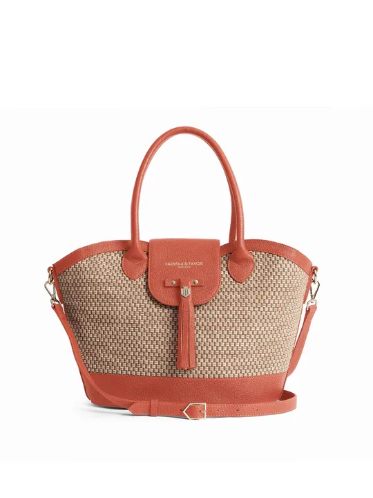 Windsor Basket Bag – Melon Leather