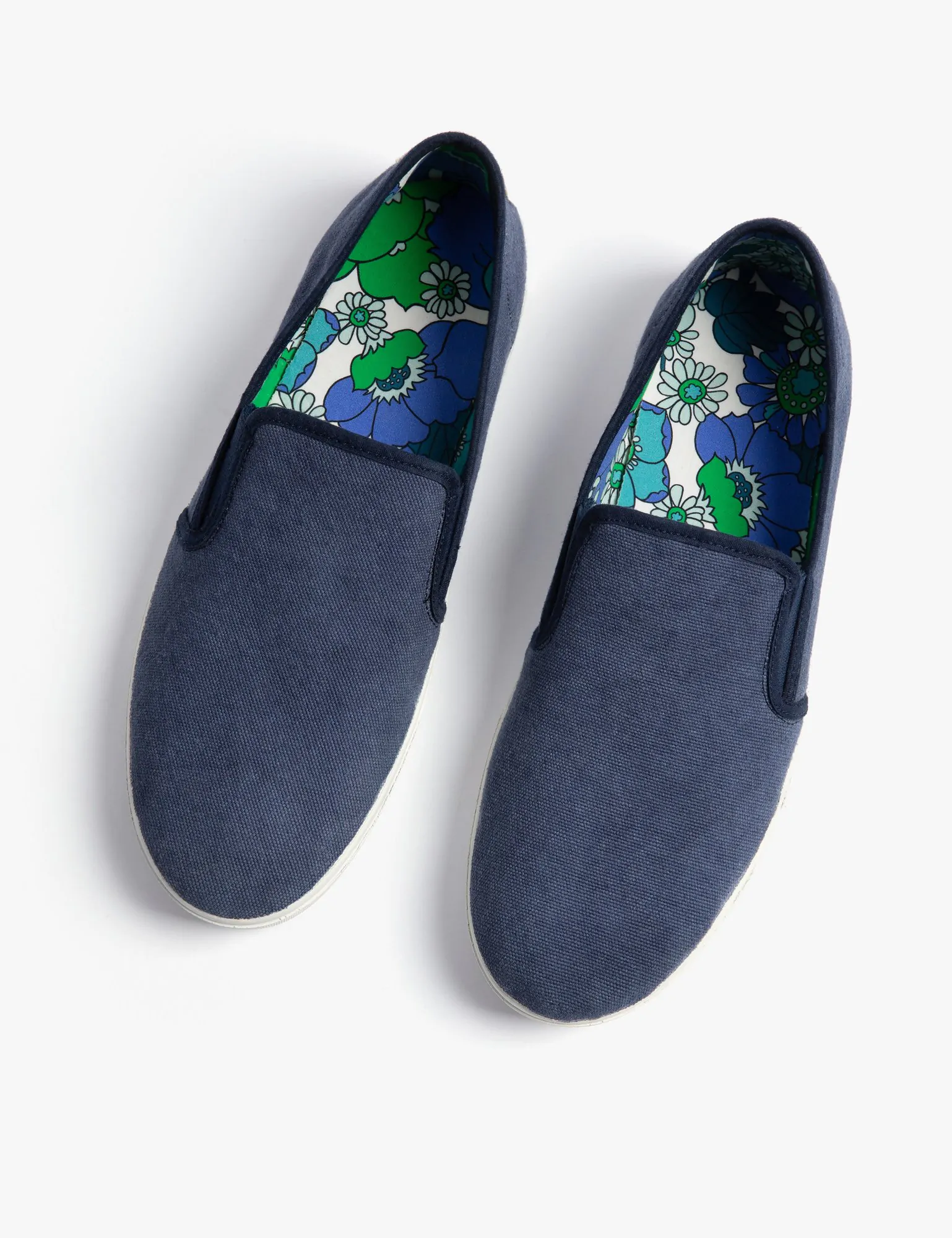 Heaven Cotton Plimsoll – Navy