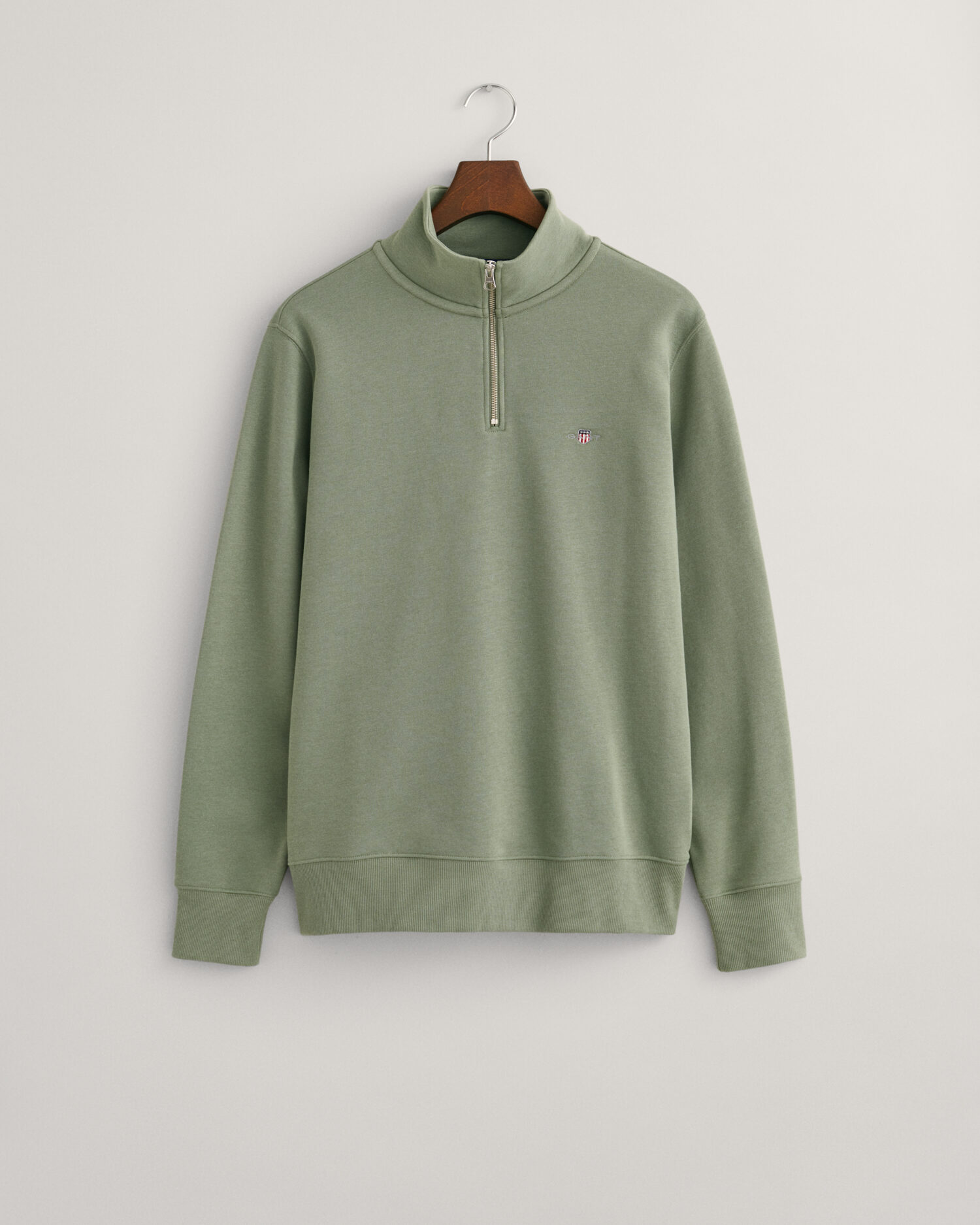 Shield Half-Zip Sweatshirt – Dry Green