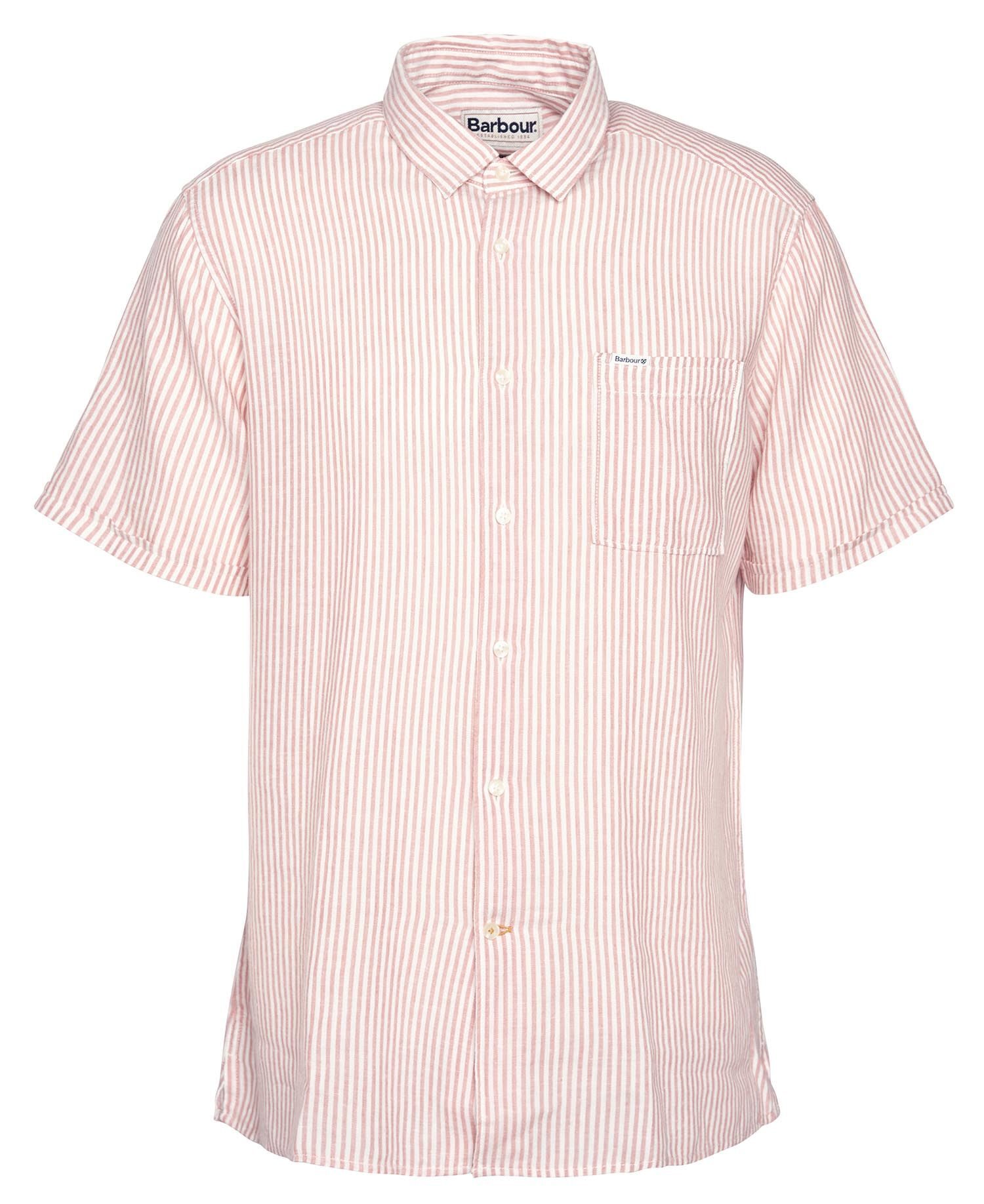 Deerpark Tailored Short-Sleeved Shirt – Pink Clay