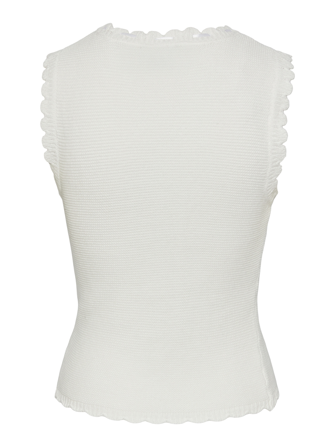 Mary Knit Vest – White