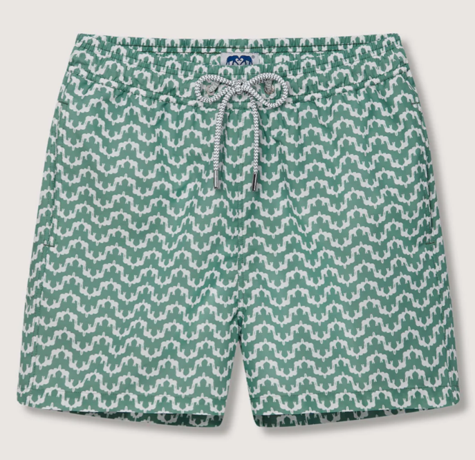 Elephant Palace Staniel Swim Shorts – Green