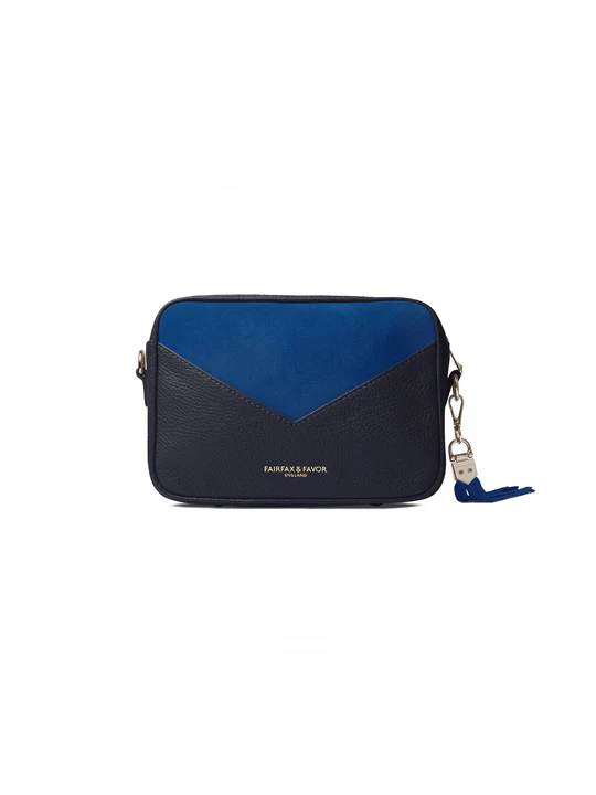 Finsbury Crossbody Bag – Porto Blue & Navy – STOCKIST EXCLUSIVE