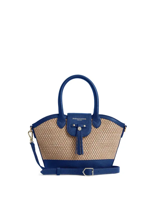 Mini Windsor Basket Bag – Porto Blue
