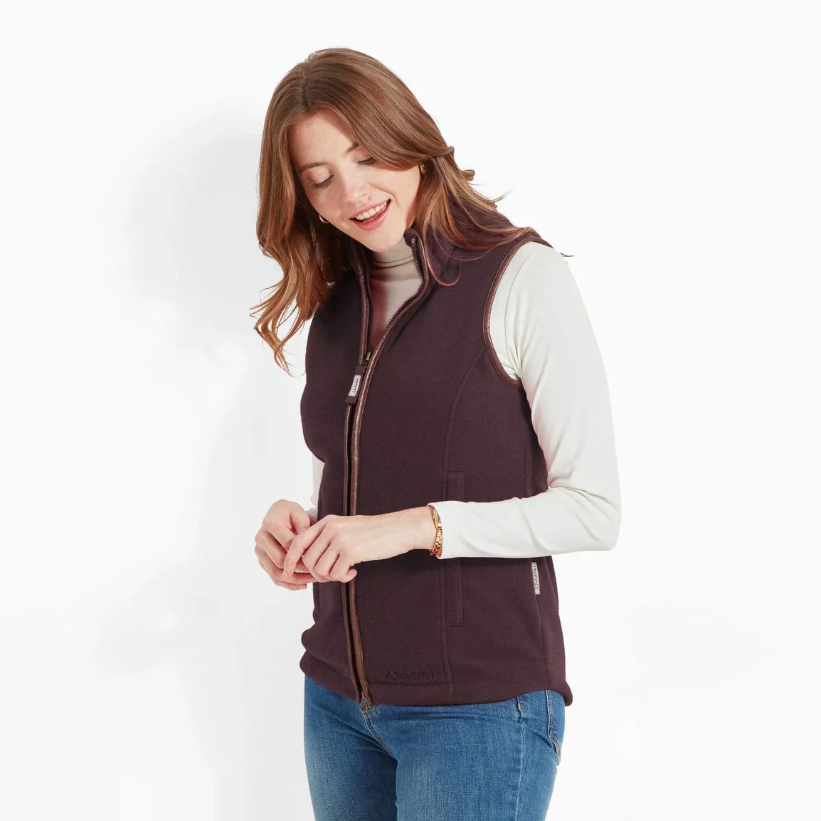 Lyndon II Fleece Gilet – Port