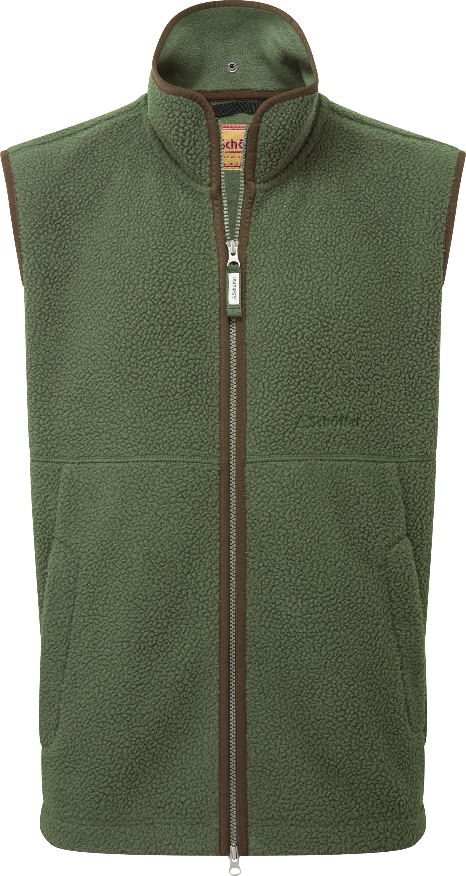 Oakham Retro Fleece Gilet – Woodland