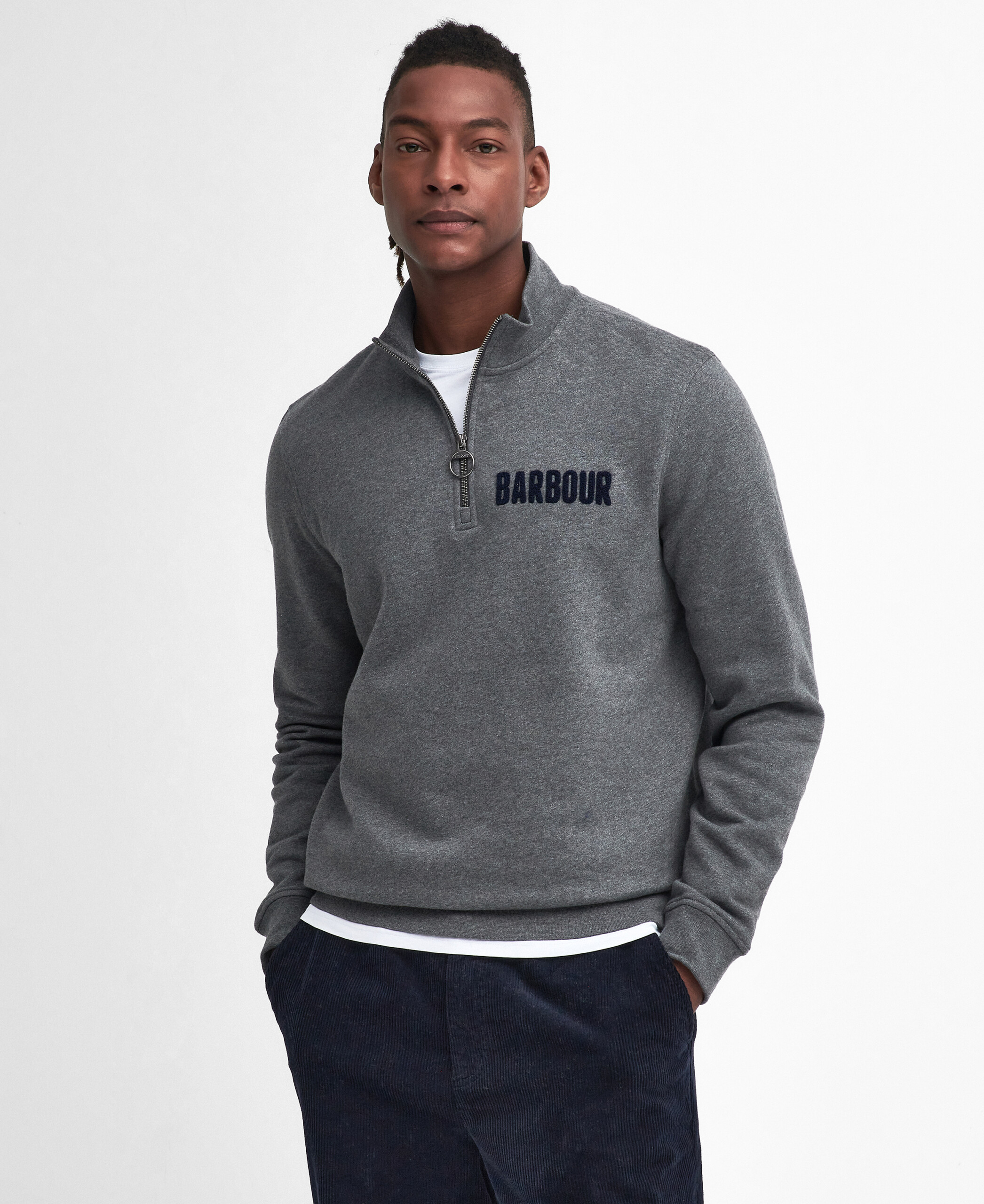 Cotes 1/2 Zip Sweatshirt – Grey Size XXL