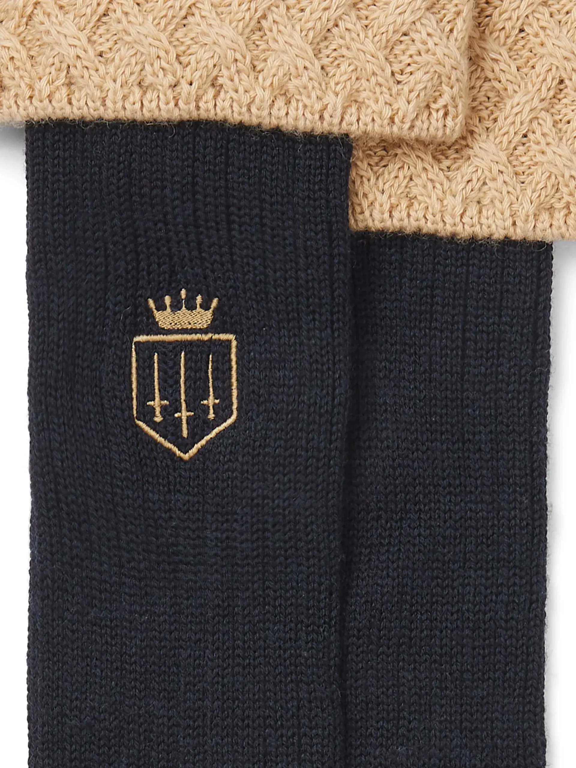 Explorer Socks – Navy and Fawn