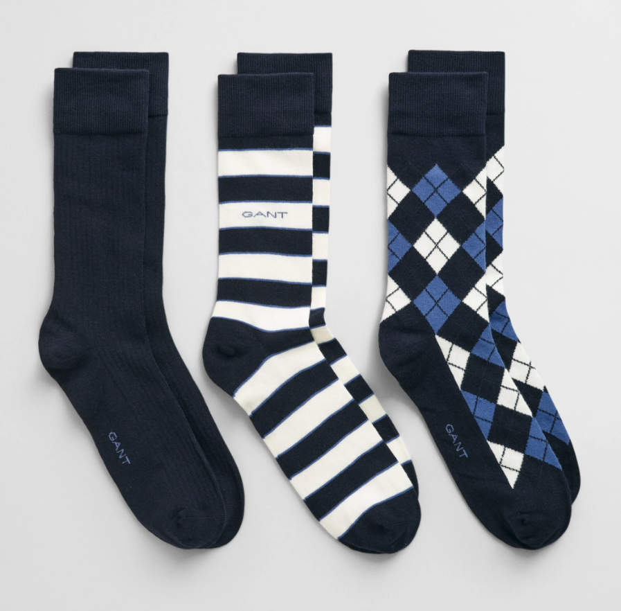 3-Pack Socks – Navy