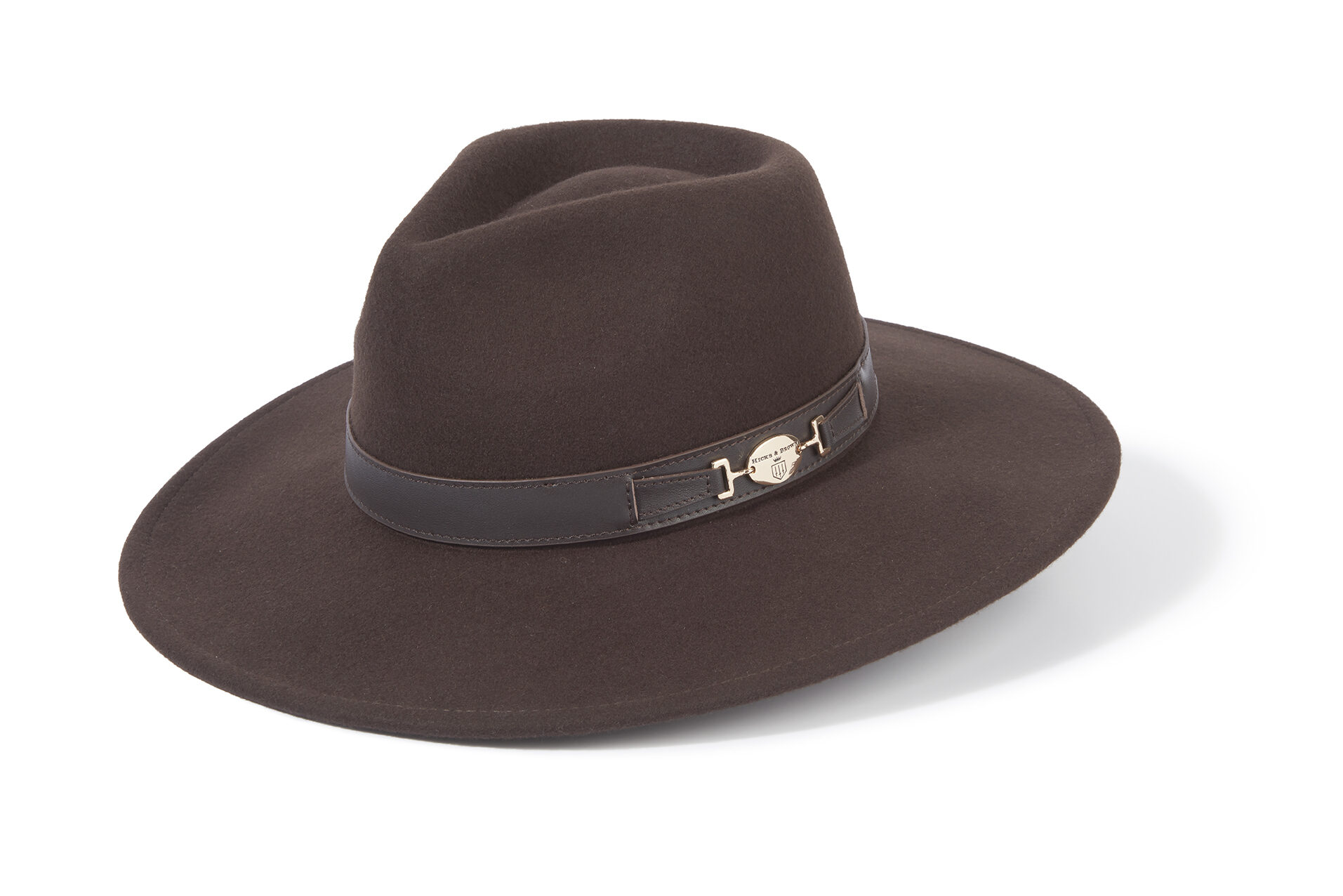 Halesworth Fedora – Dark Brown Size M