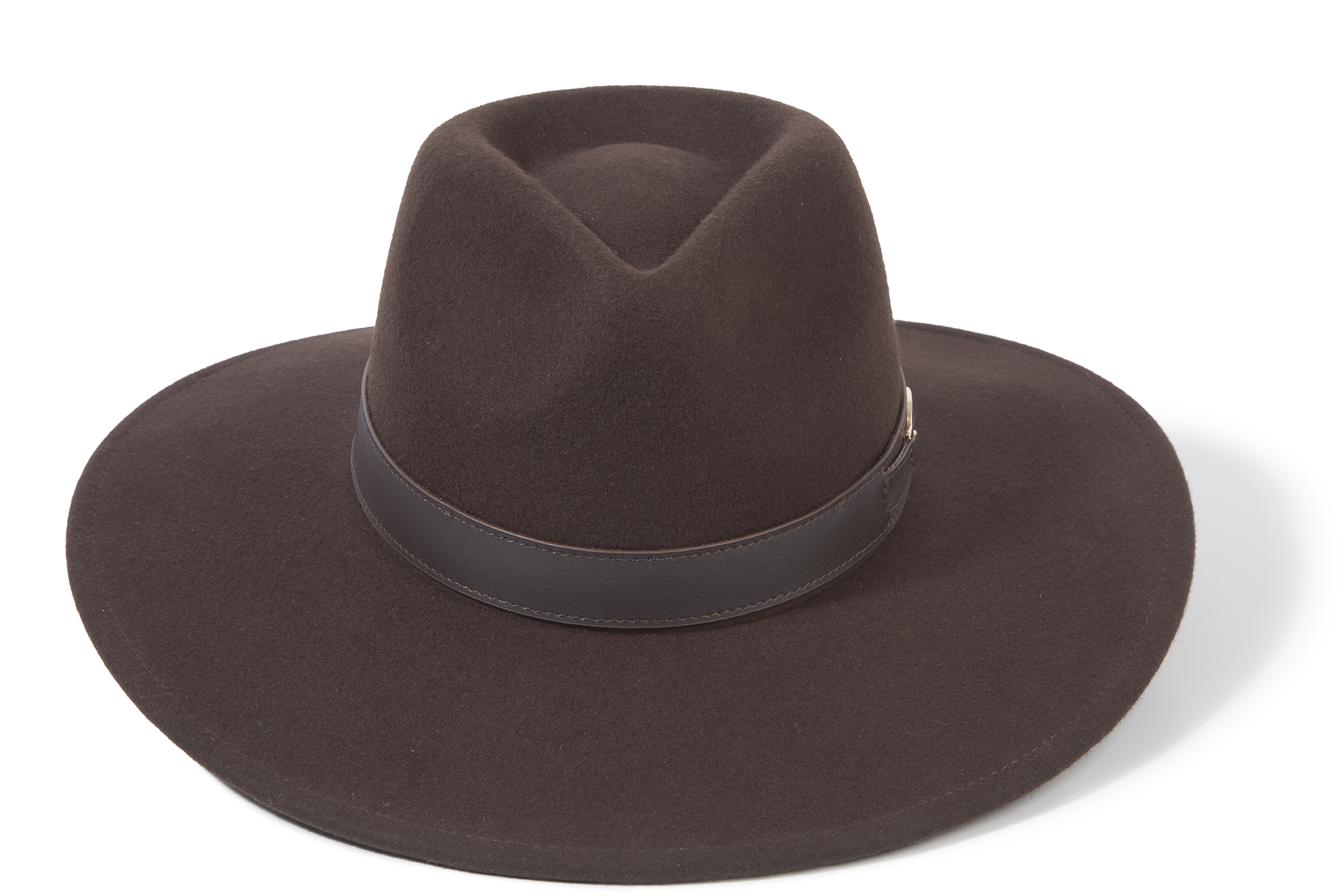 Halesworth Fedora – Dark Brown Size M