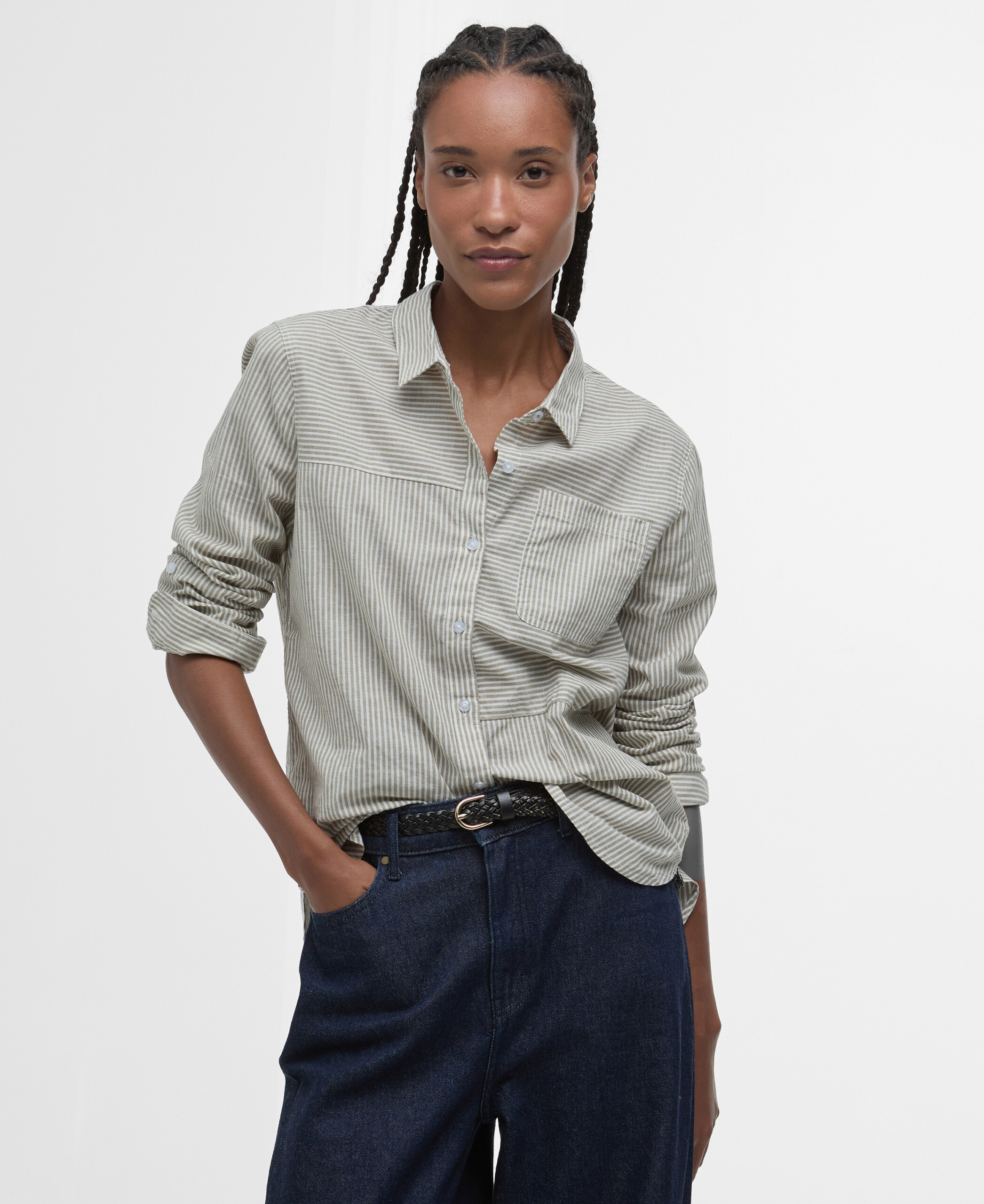 Beachfront Shirt – Dusky Green
