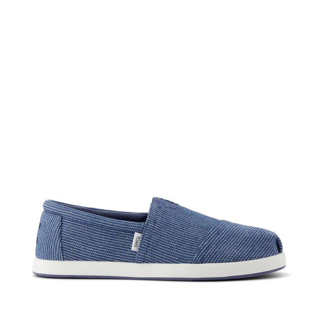 Alpargata Subtle Stripe – Dark Sky Blue