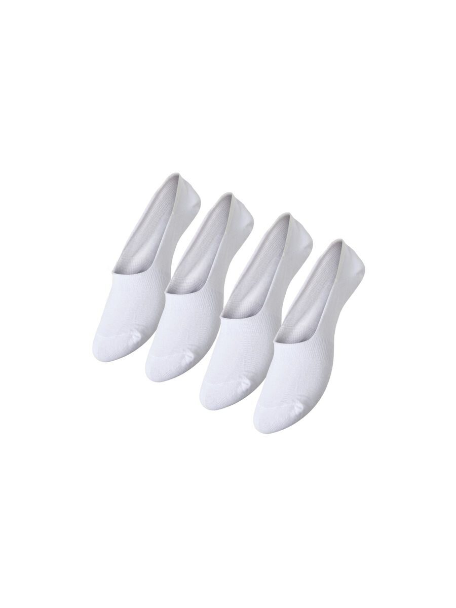 Gilly 4 Pack Footlets – White