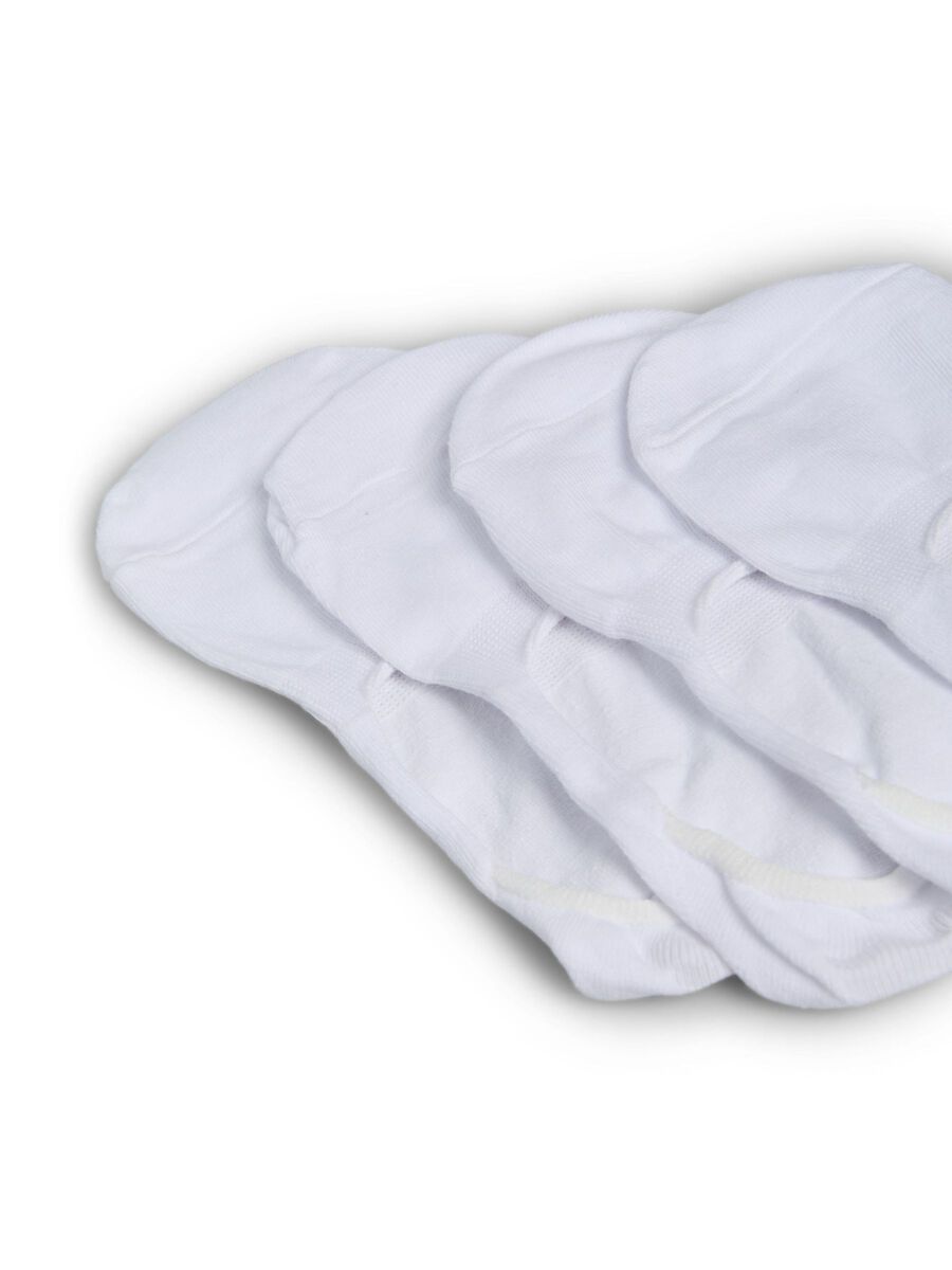 Gilly 4 Pack Footlets – White