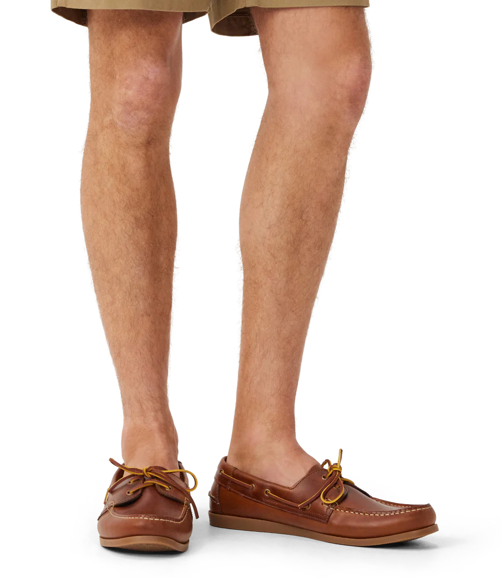 Islet Moccasin Deck Shoes – Tan