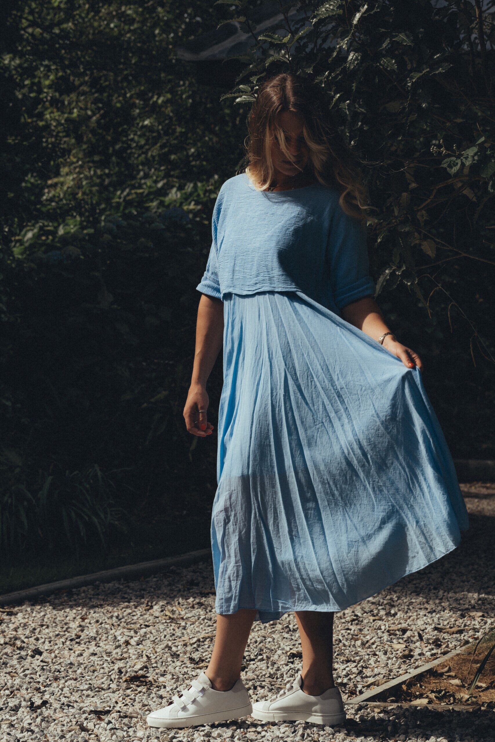 Layered Dress – Light Blue