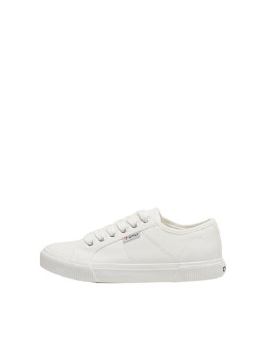 Nicola Canvas Trainers – White