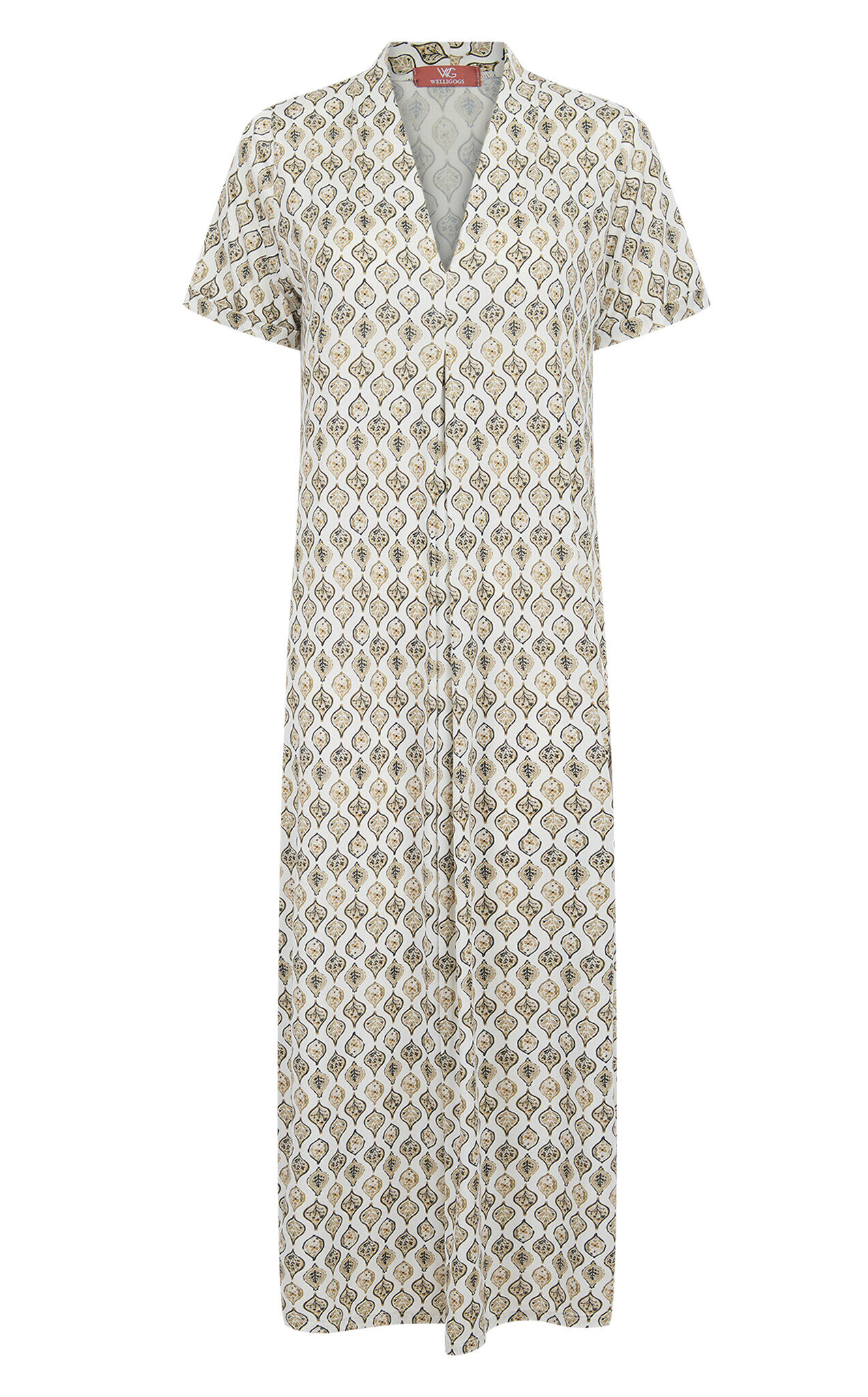 Santorini Dress – Sand Gold/Black