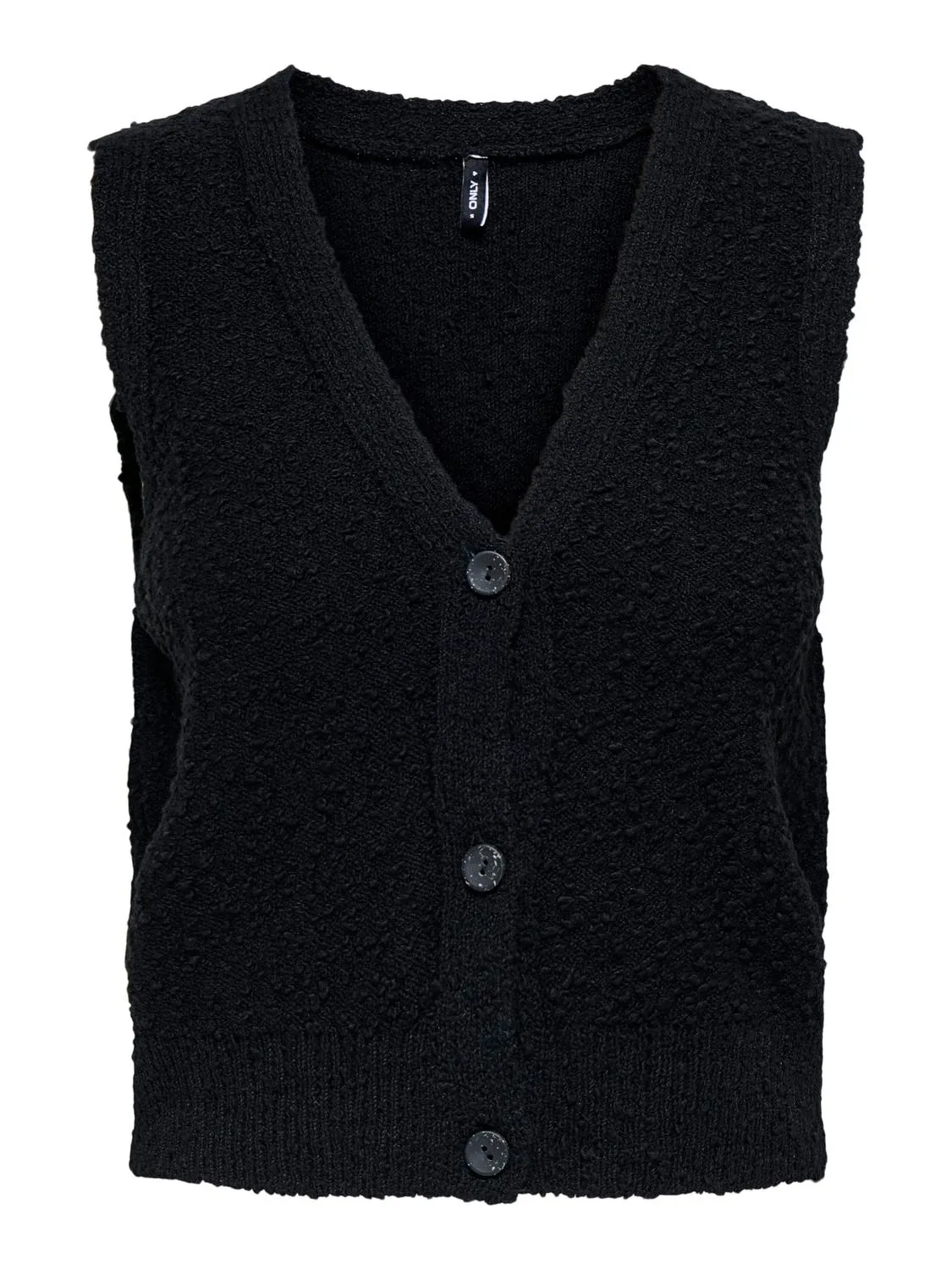 Knitted Waistcoat – Black