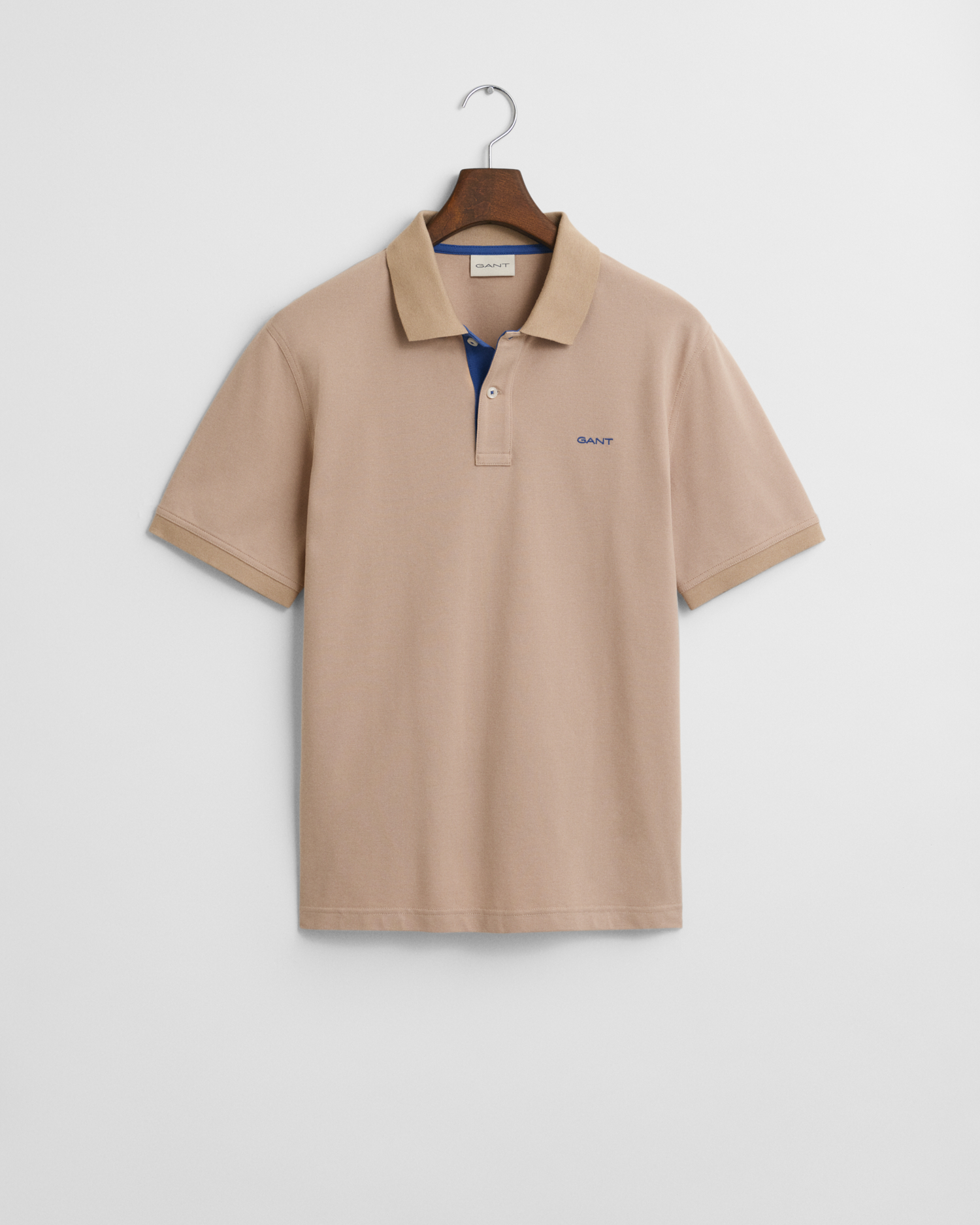 Contrast Piqué Polo Shirt – Dry Sand